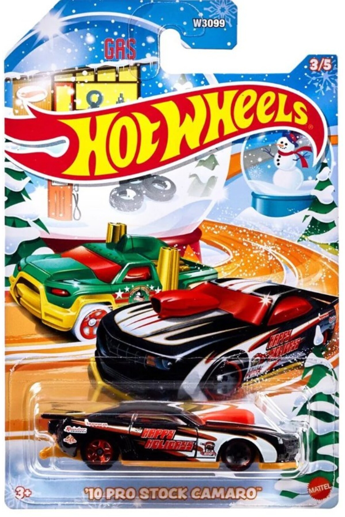 ماشین اسباب بازی '10 PRO STOCK CAMARO سری تعطیلات 2024 هات ویلز اورجینال HOT WHEELS
