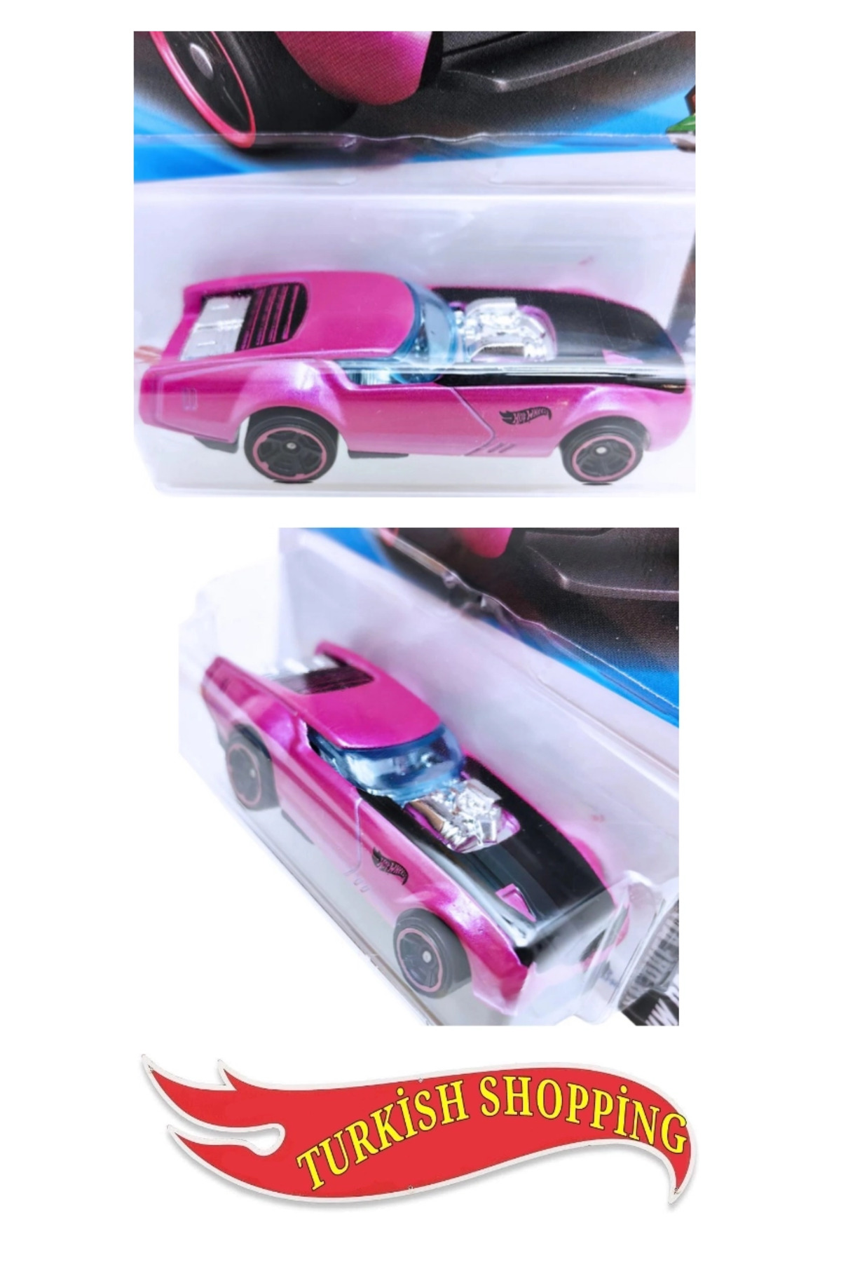 ماشین اسباب بازی 2025 مورد 1:64 SLIDE BURN مقیاس از ترکیه HOT WHEELS
