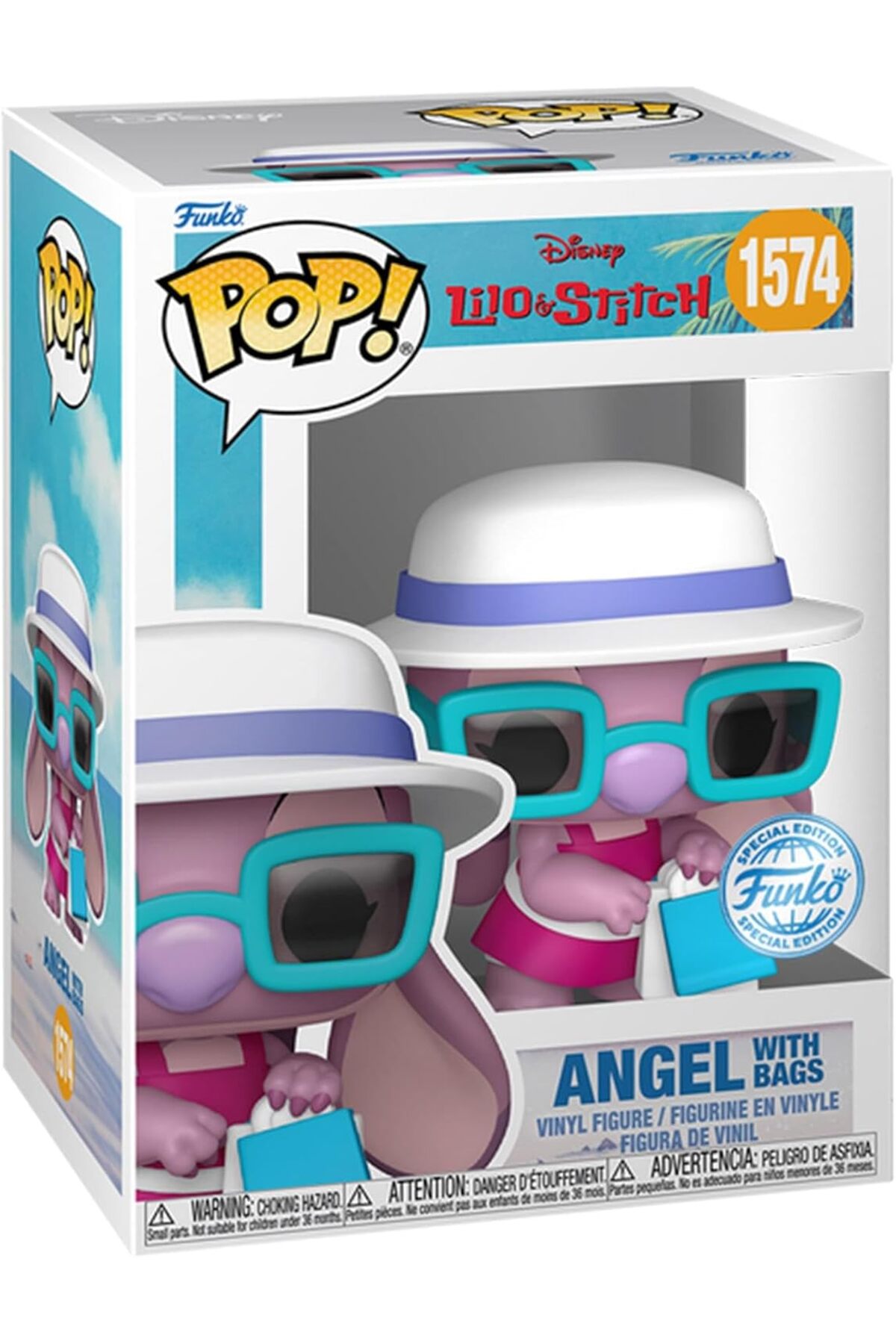 فیگور پاپ دیزنی لیلو و کوک فرشته با کیف نسخه ویژه شماره: 1574 از ترکیه Funko