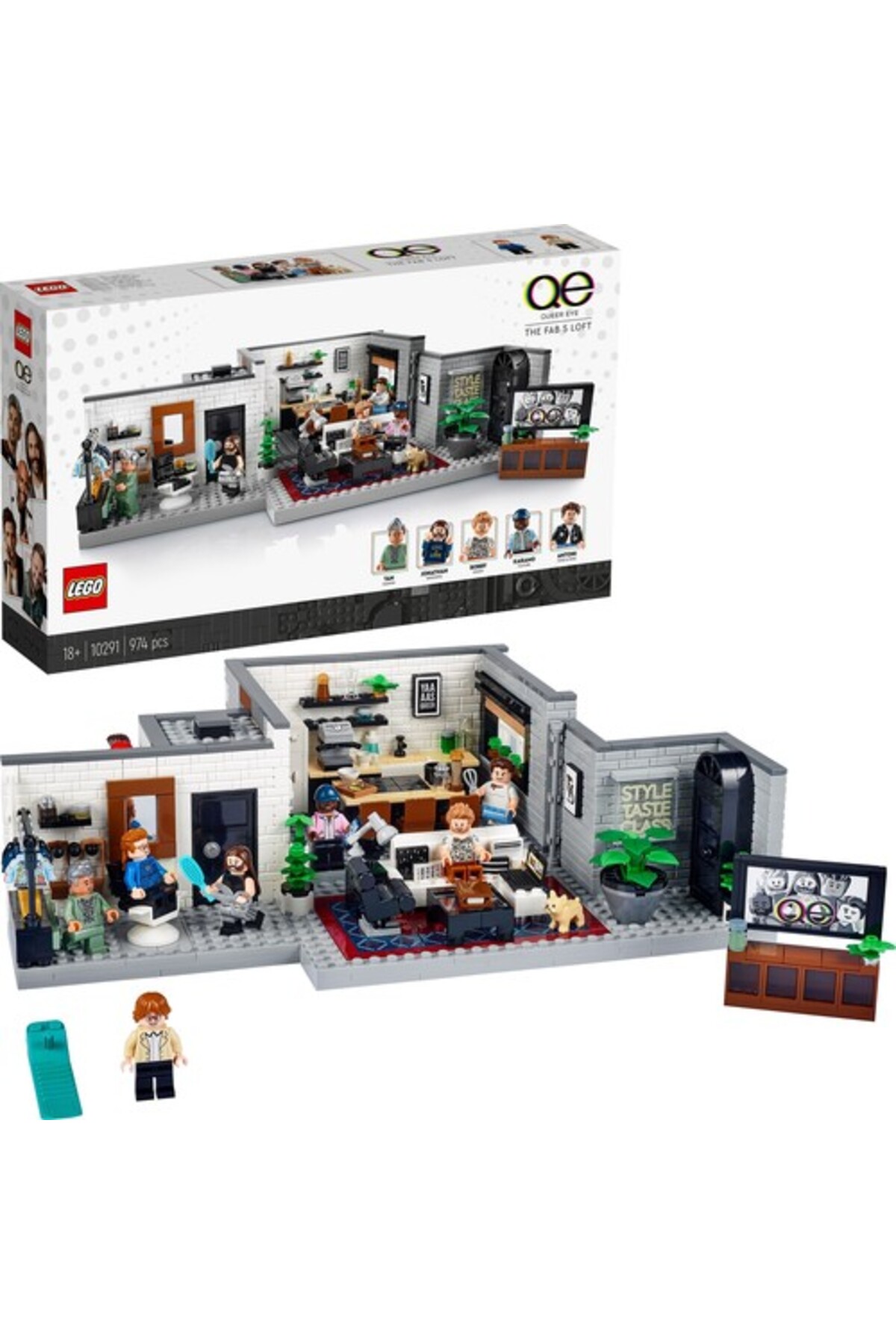لگو و اسباب بازی های ساخت محور CREATOR EXPERT 10291 QUEER EYE THE FAB 5 LOFT از ترکیه LEGO