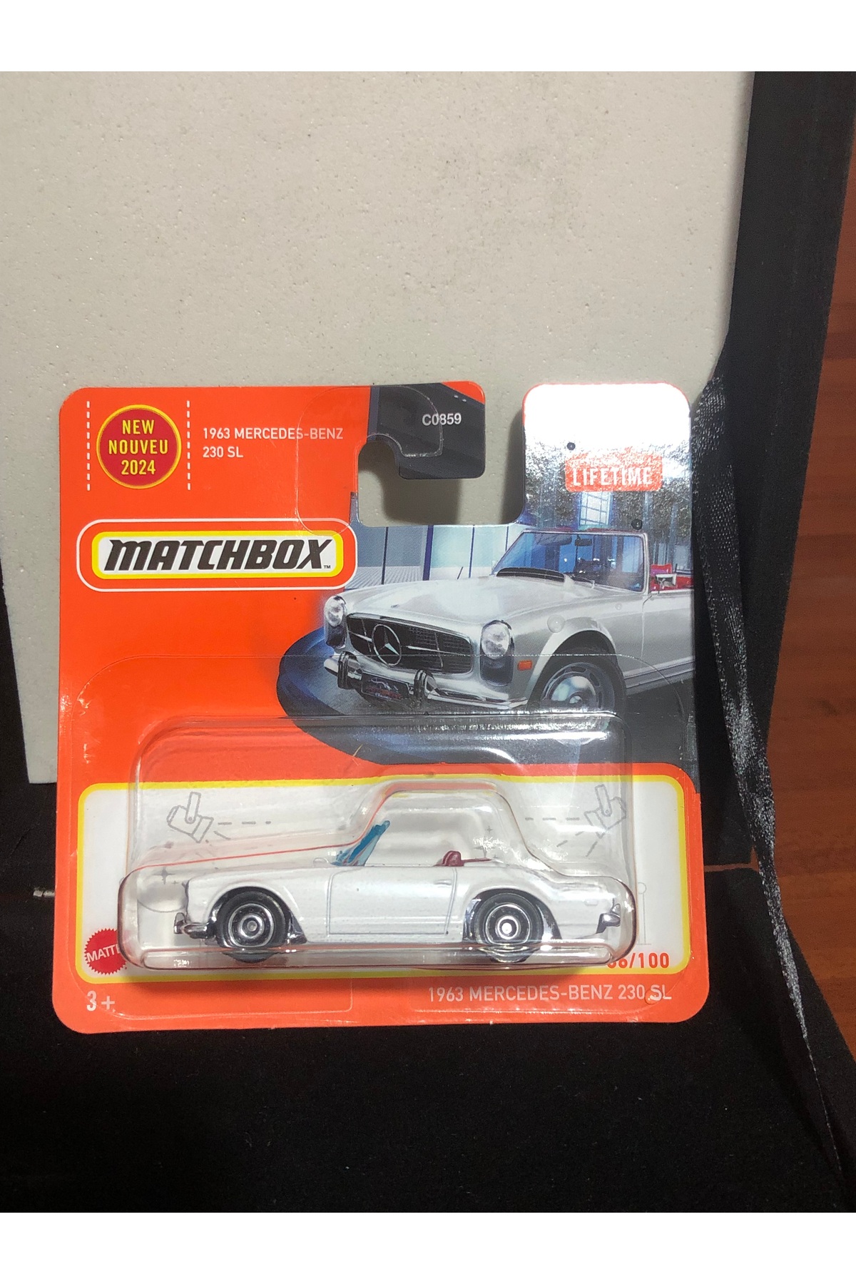 ماشین اسباب بازی مرسدس بنز 230 SL 1963 ویژه برای جمع کننده های کامل هات ویلز اورجینال HOT WHEELS