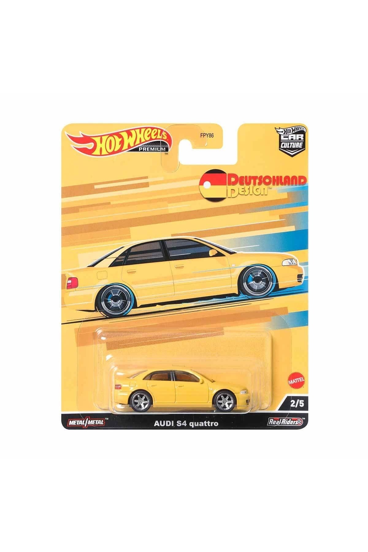 ماشین اسباب بازی خودروهای پریمیوم فرهنگ خودرو آئودی S4 کواترو از ترکیه HOT WHEELS