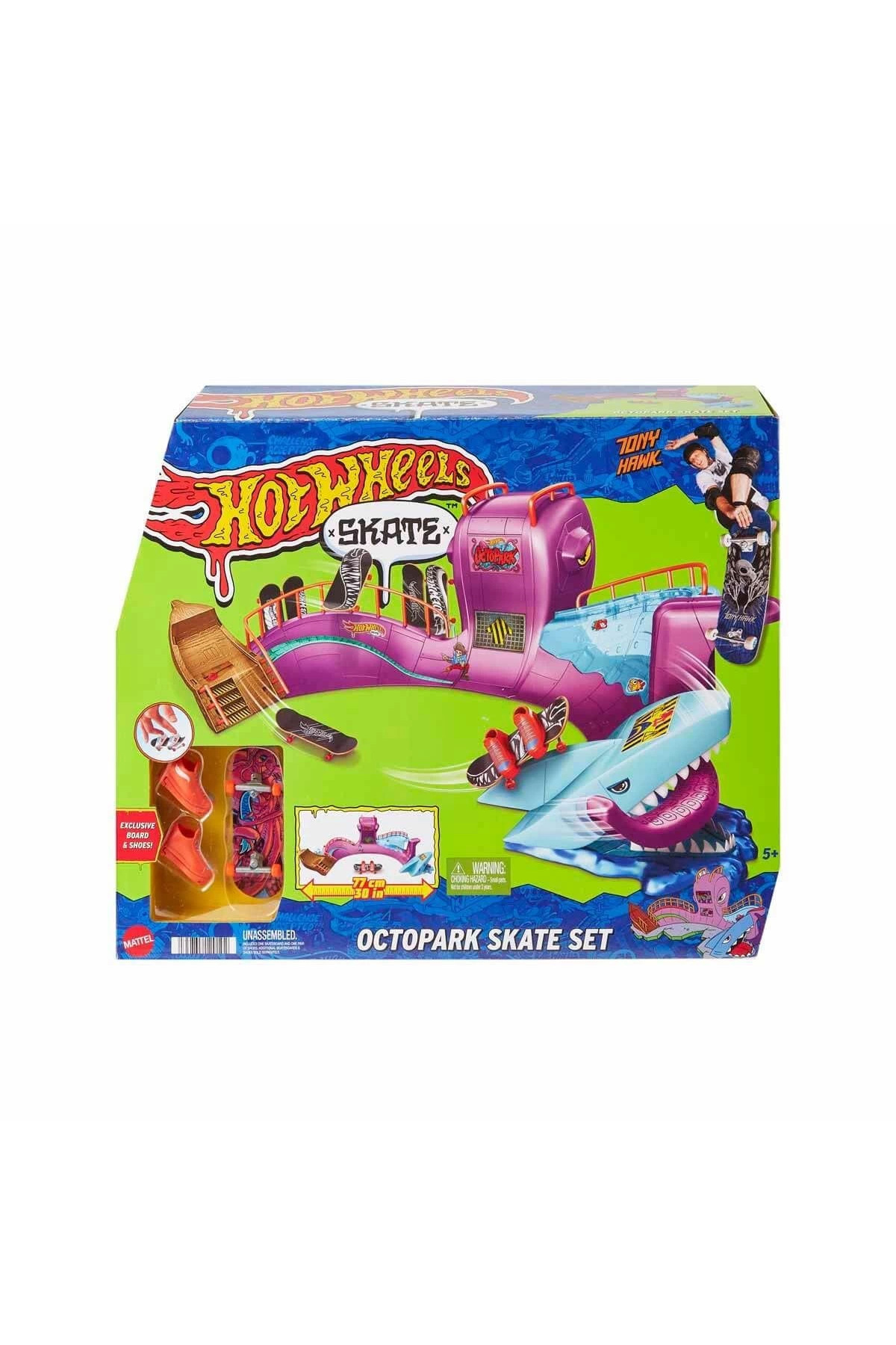 ماشین اسباب بازی مجموعه پارک اسکیت اختاپوس HMK01 از ترکیه HOT WHEELS