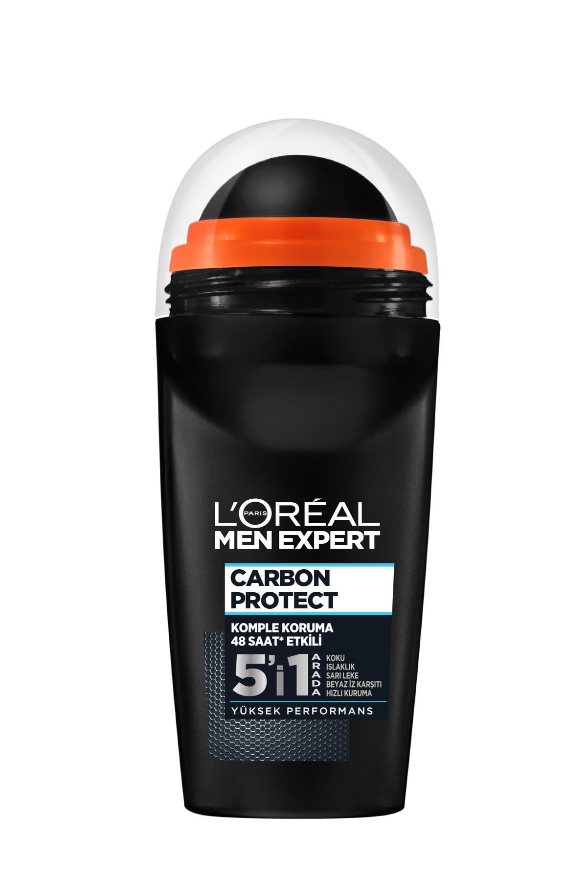 L'Oreal Paris Men Expert ضد تعریق مردانه کربن پروتکت 5 در 1 رول آن 50 میلی لیتر