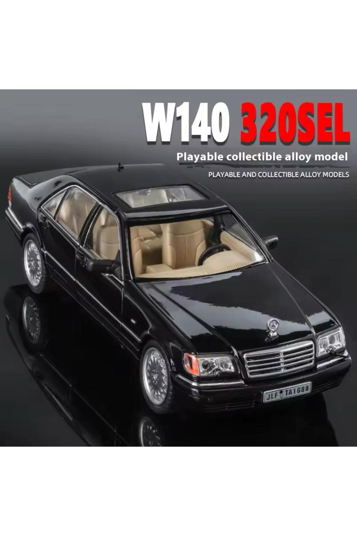 مدل خودرو مرسدس بنز S320L BLACK DIECAST ماشین W140 320SEL EXECUTIVE CAR از ترکیه scntoys