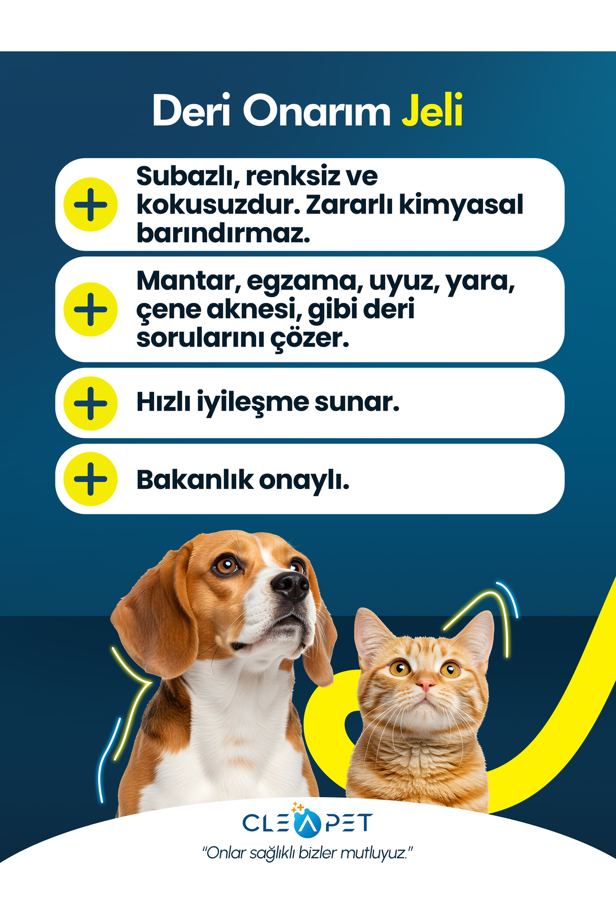 ژل زخم و درمان گربه کلیپت Cleapet، ۱۵۰ میلی‌لیتر