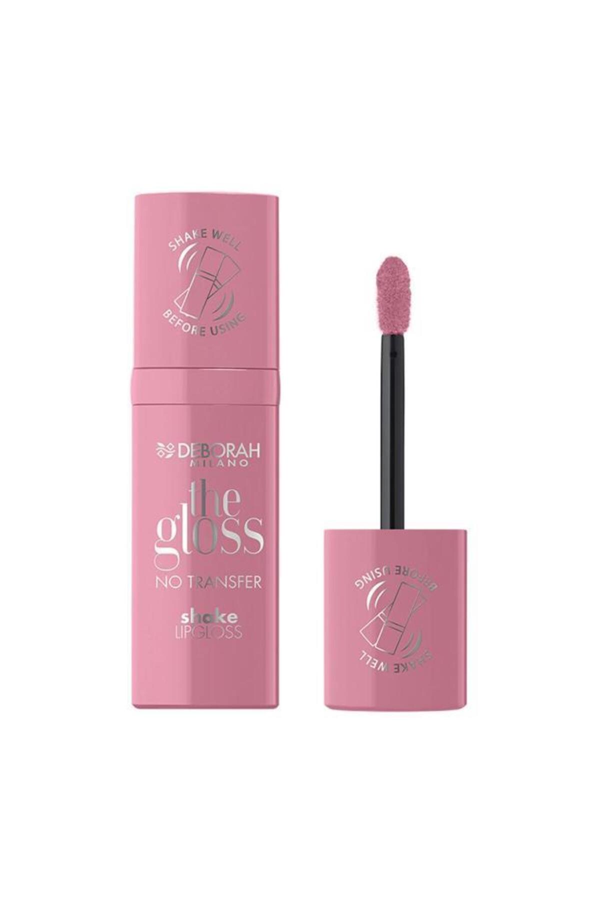 برق لب دبورا Deborah Milano No Transfer Gloss 02 صورتی