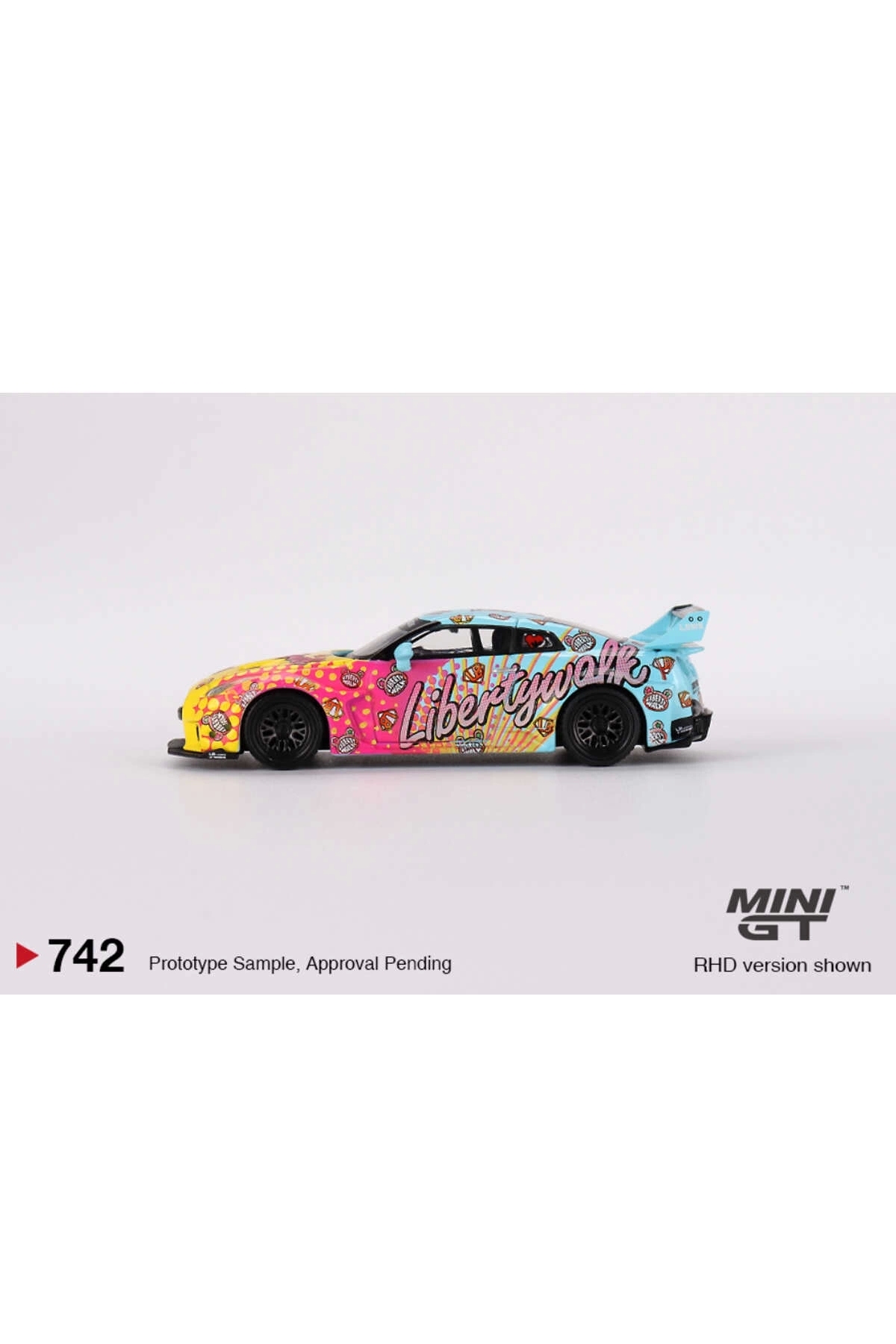 مدل خودرو 1 64 نیسان اسکای لاین KENMERI LIBERTY WALK LBWK KUMA اورجینال mini gt