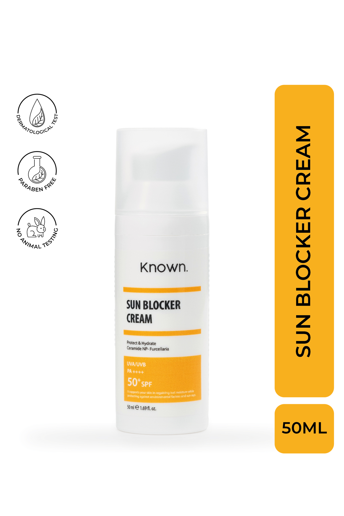 KNOWN. کرم ضدآفتاب صورتی 50+ SPF 50 میلی لیتر