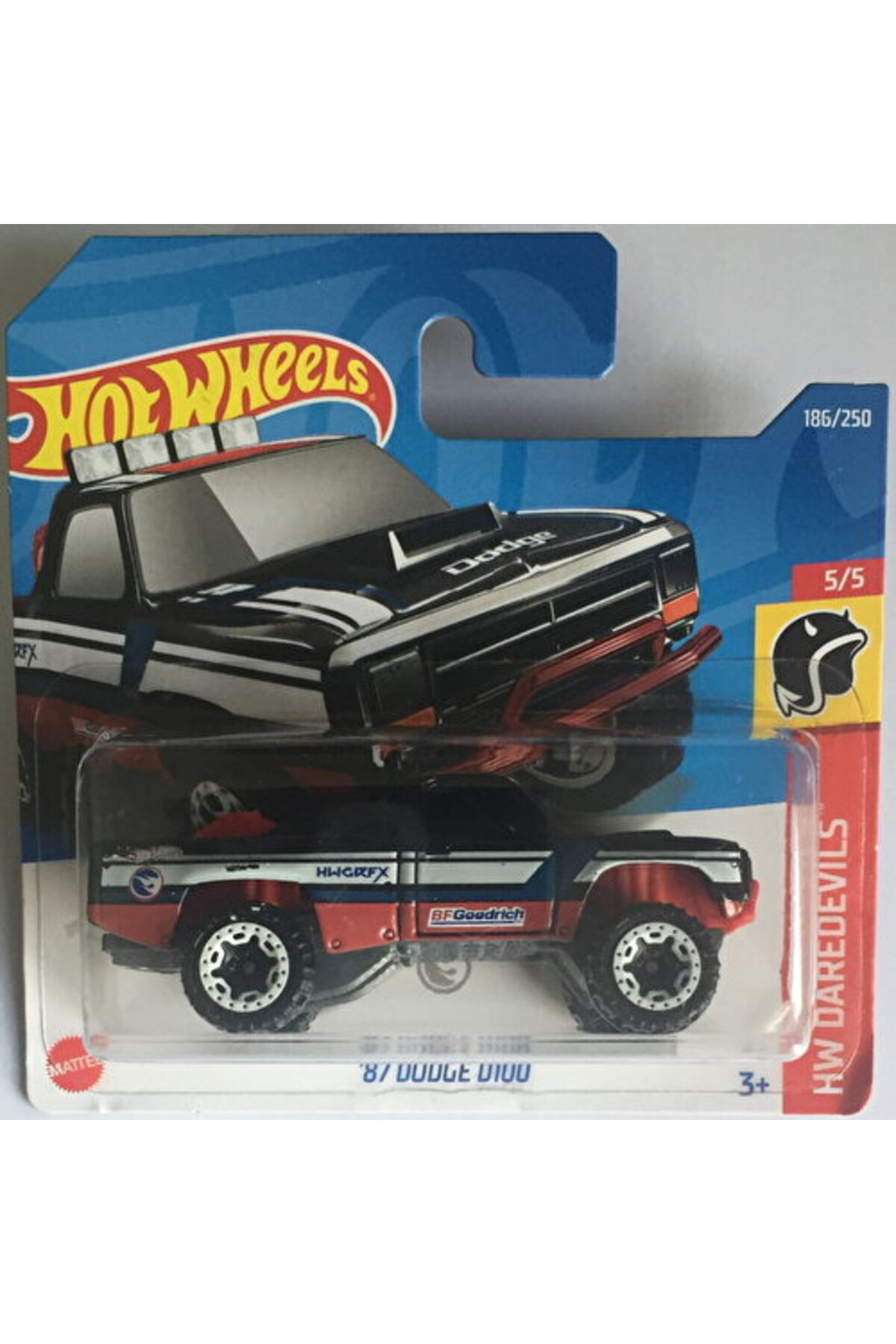 ماشین اسباب بازی 87 DODGE D100 TH TREASURE HUNT 2022 HCX99 از ترکیه HOT WHEELS