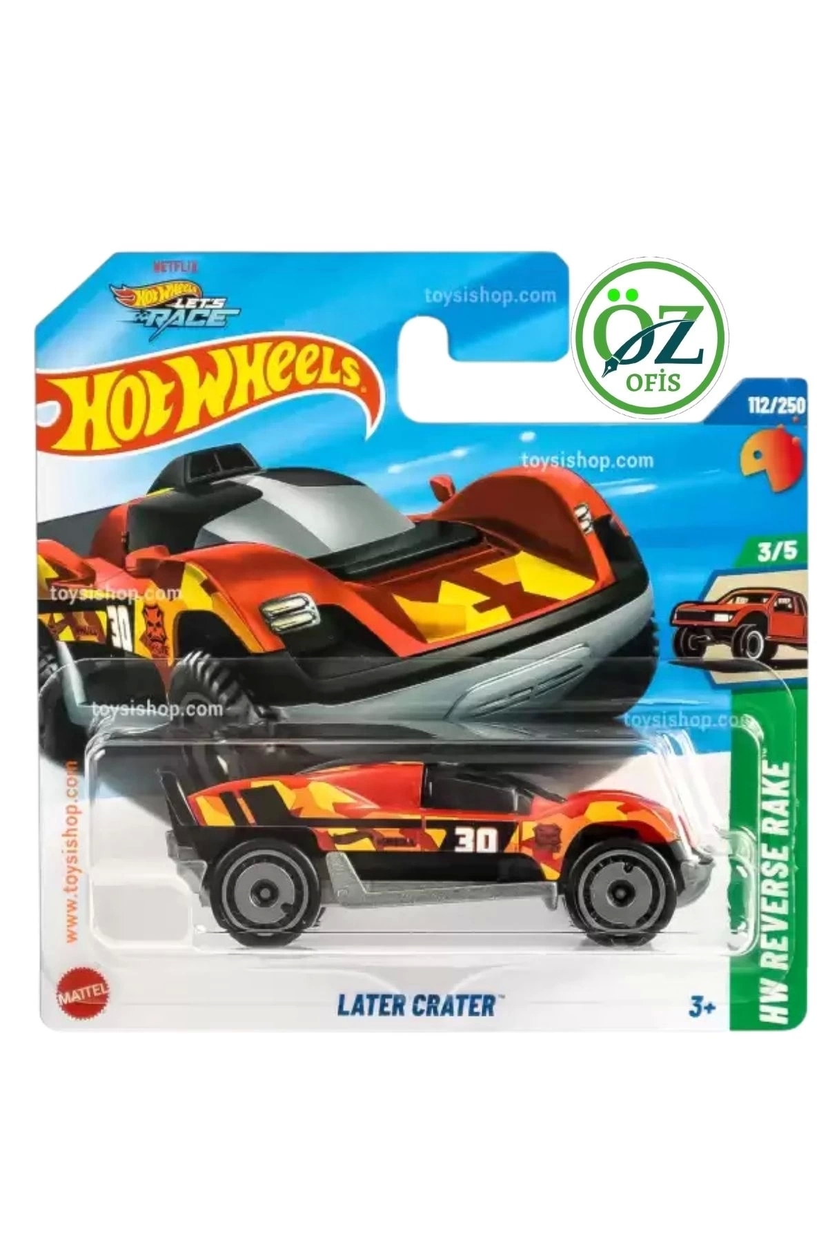 ماشین اسباب بازی 2025 E CASE NETFLIX بعداً دهانه هات ویلز اورجینال HOT WHEELS