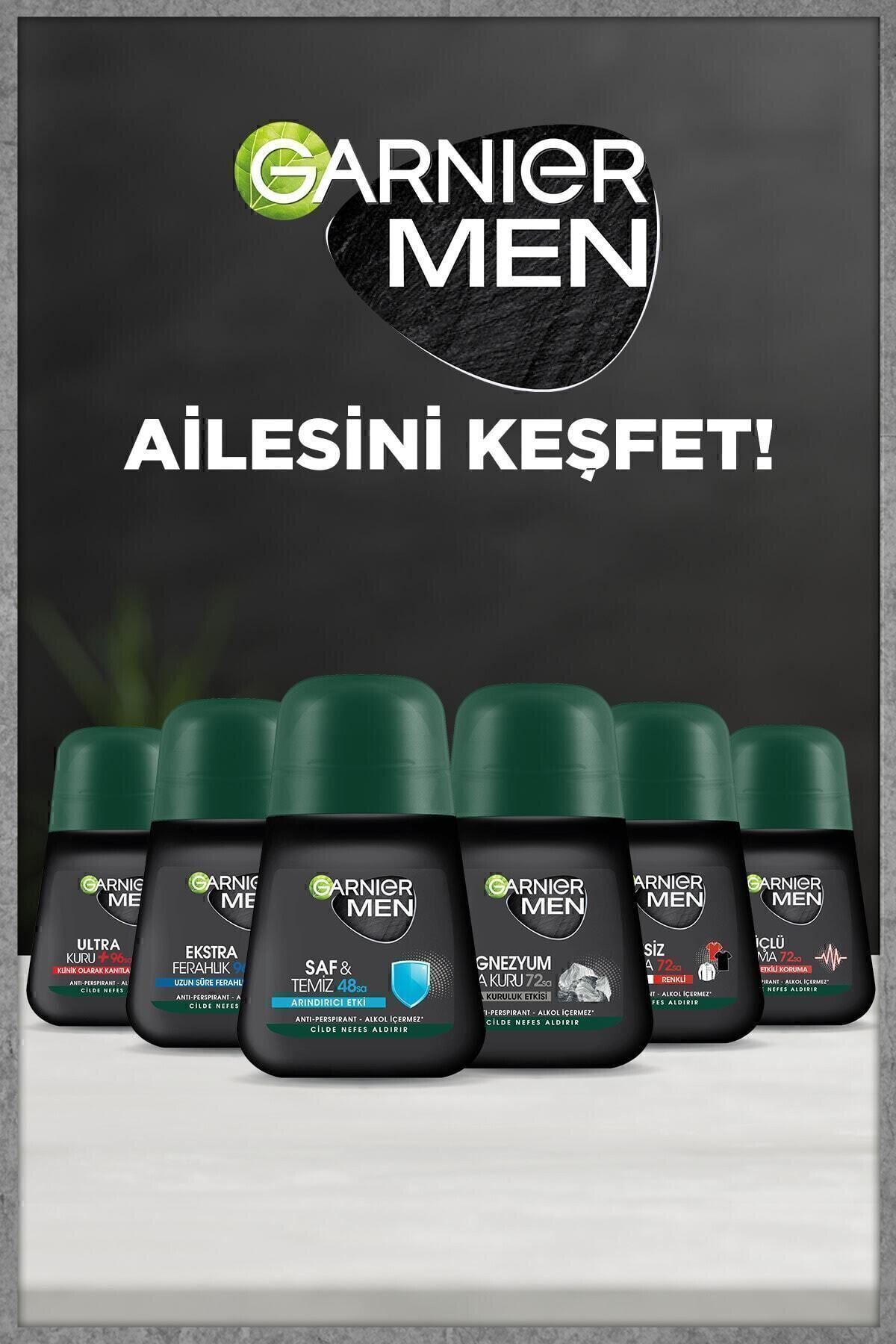 Garnier ضدعرق رول آن مردانه حجم 50 میلی لیتر گارنیه