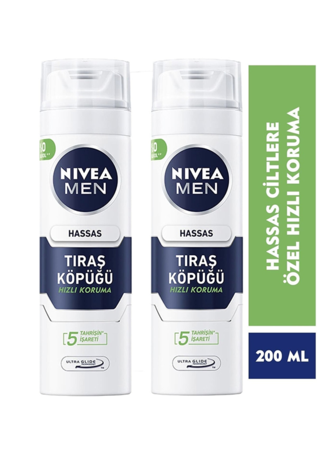 NIVEA اسپری اصلاح حساس مردانه با فناوری لغزش فوق العاده