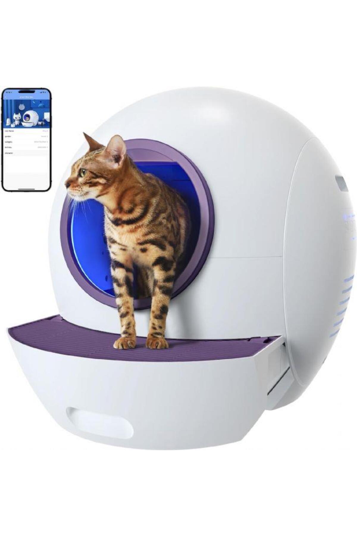 توالت هوشمند و خودکار گربه ۶۵ لیتری Smart Pro ال‌اس پت els pet چندرنگ