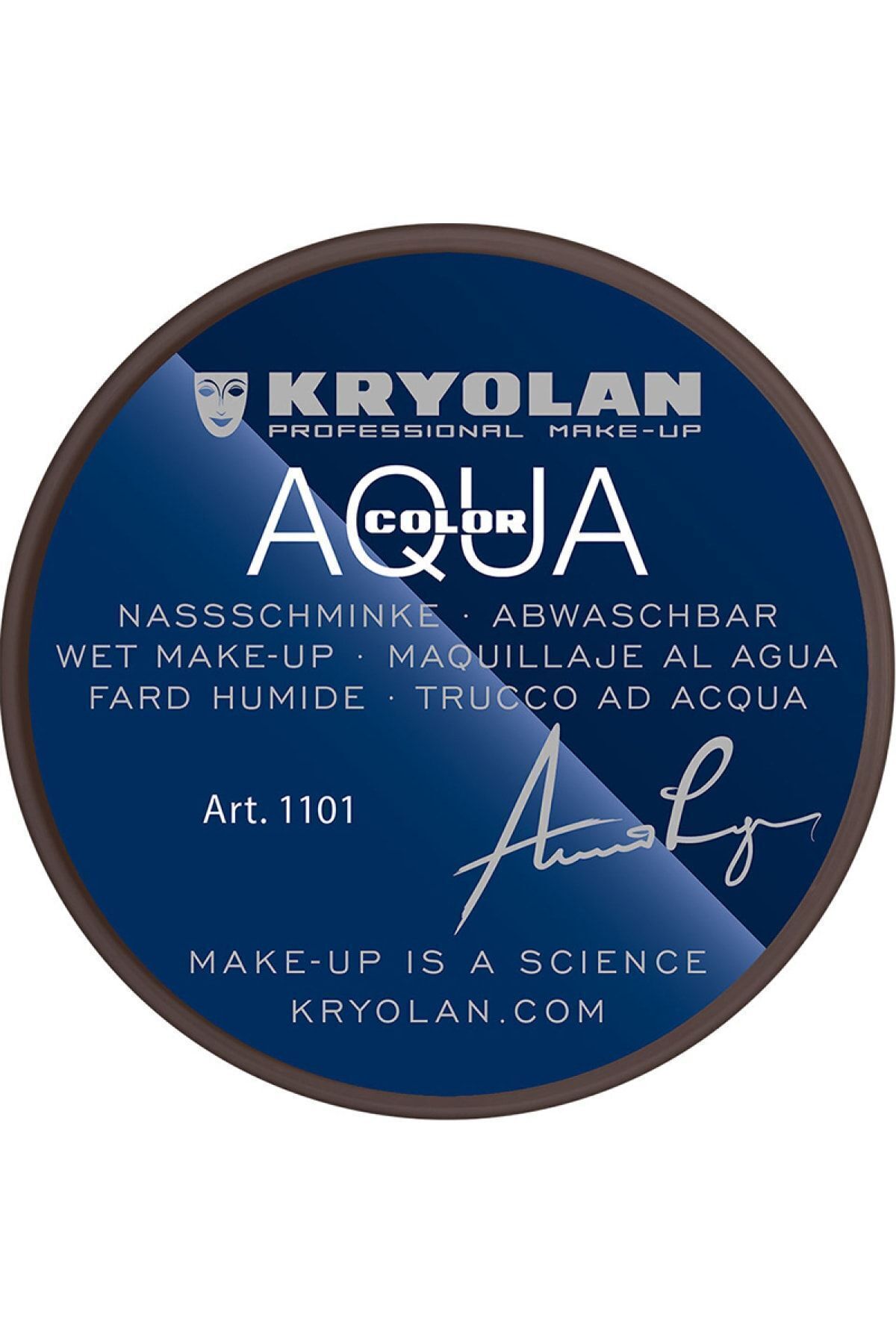 Kryolan آبرنگ چشم ضد آب آکواکالر حجم کوچک 8 میلی لیتر
