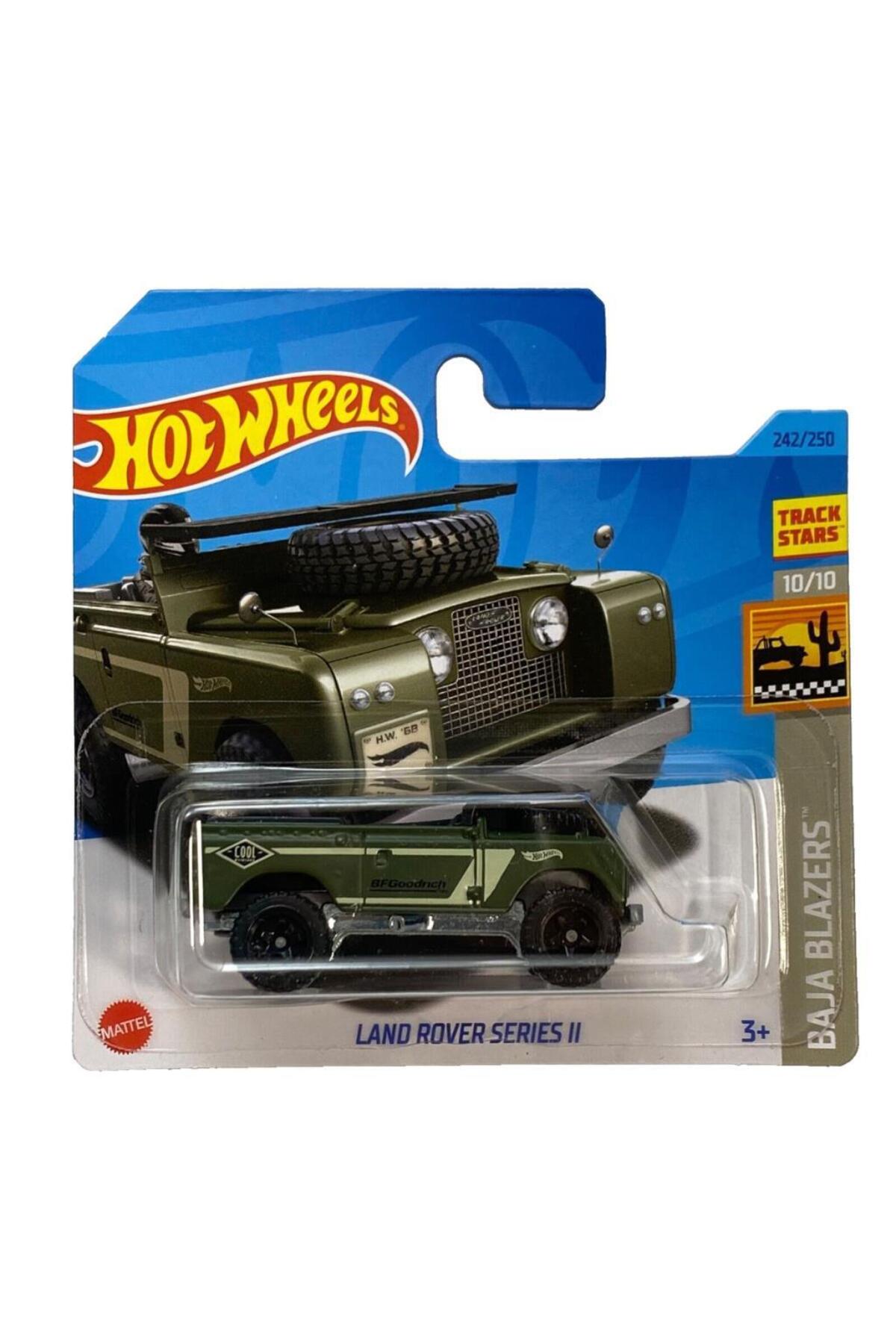 ماشین اسباب بازی اتومبیل های مجرد LAND ROVER SERIES II HKG65 هات ویلز اورجینال HOT WHEELS