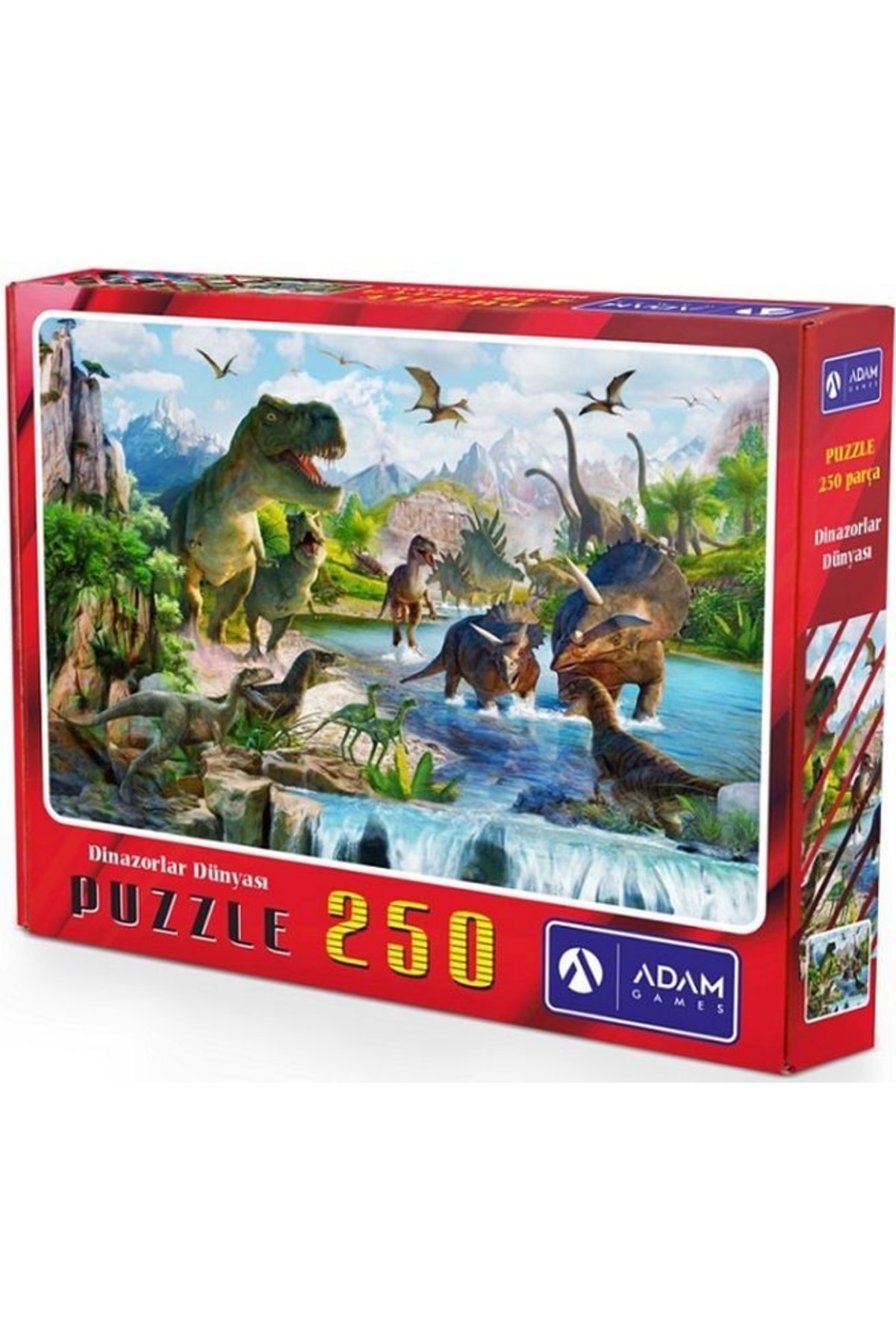 پازل 250 تکه WORLD OF DINOSAURS Genel Markalar
