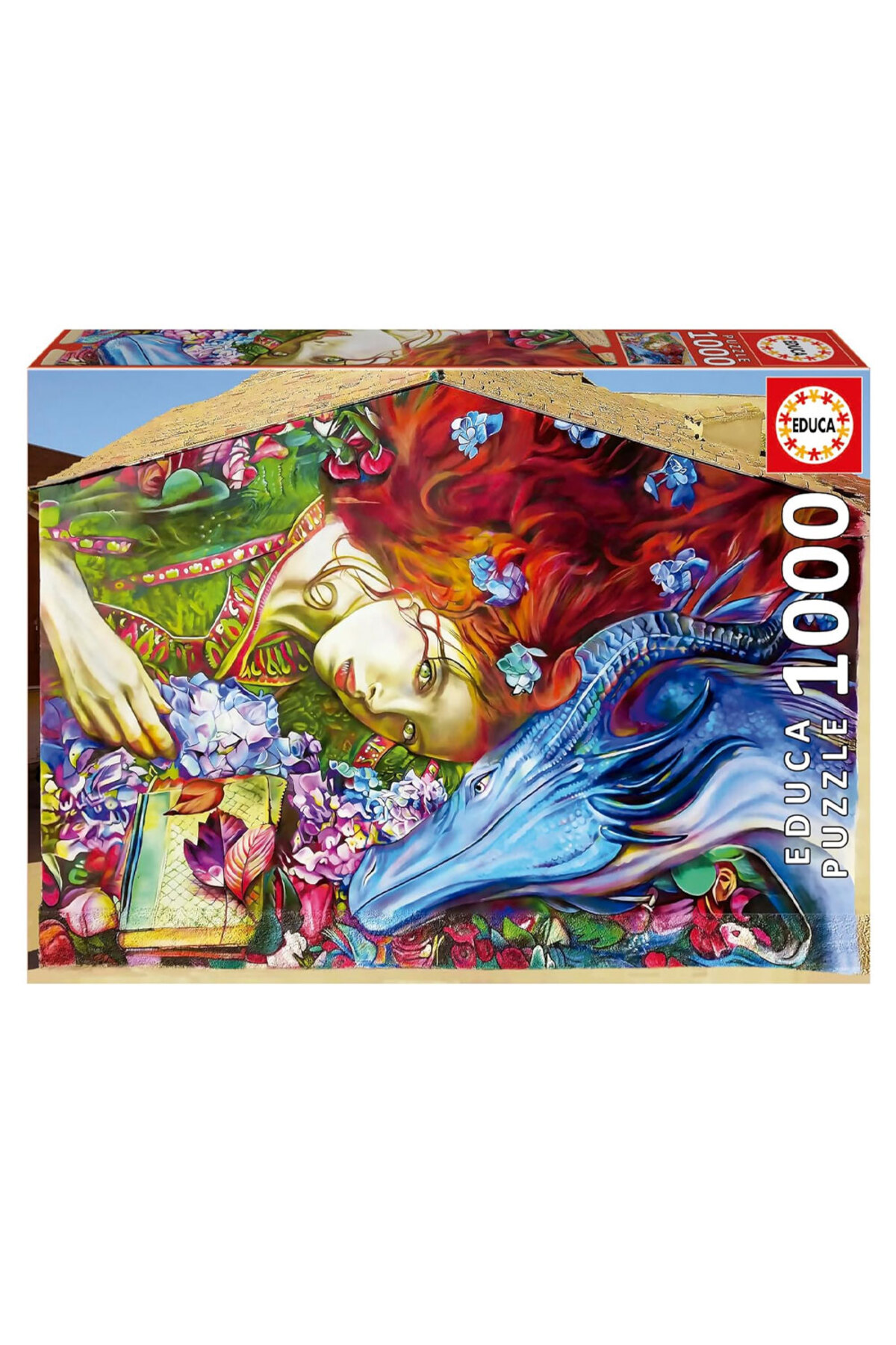 پازل EDUCA 1000 PIECE ST. GEORGE PUZZLE 19926 SANT JORDI LILY BRICK از ترکیه Educa Puzzle
