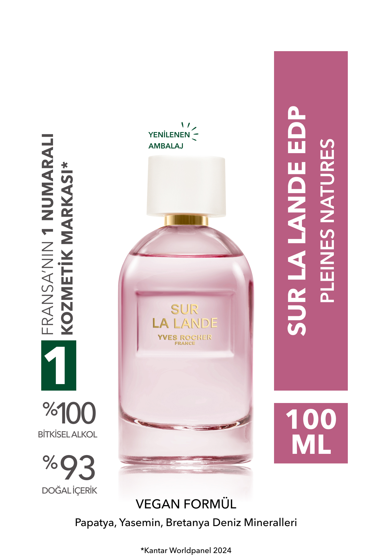 Yves Rocher ادکلن و ادوپرفیوم Sur La Lande رایحه گیاهی وملایم ۱۰۰میل