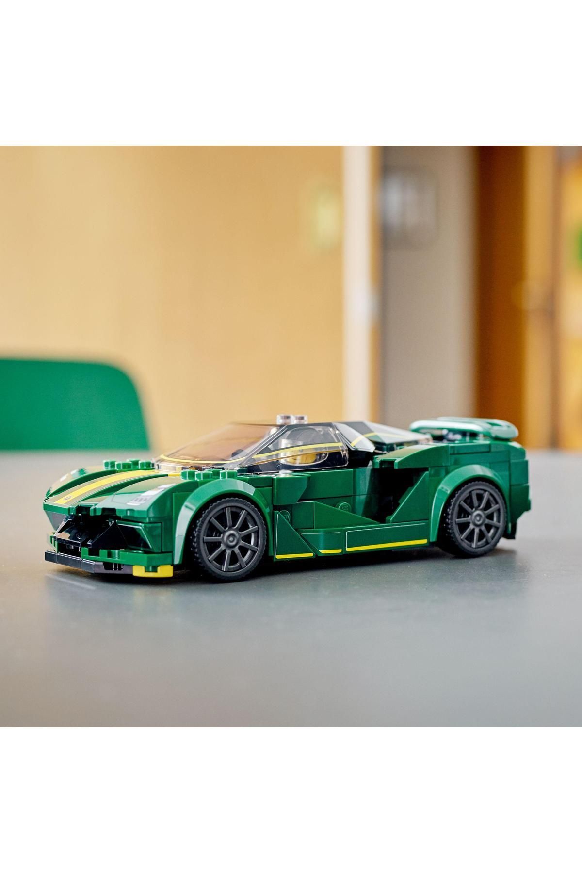 LEGO مجموعه ساخت لوتوس اویجا 76907 اسباب بازی سازی سرعت قهرمانان، 247 تکه 8 سال به بالا