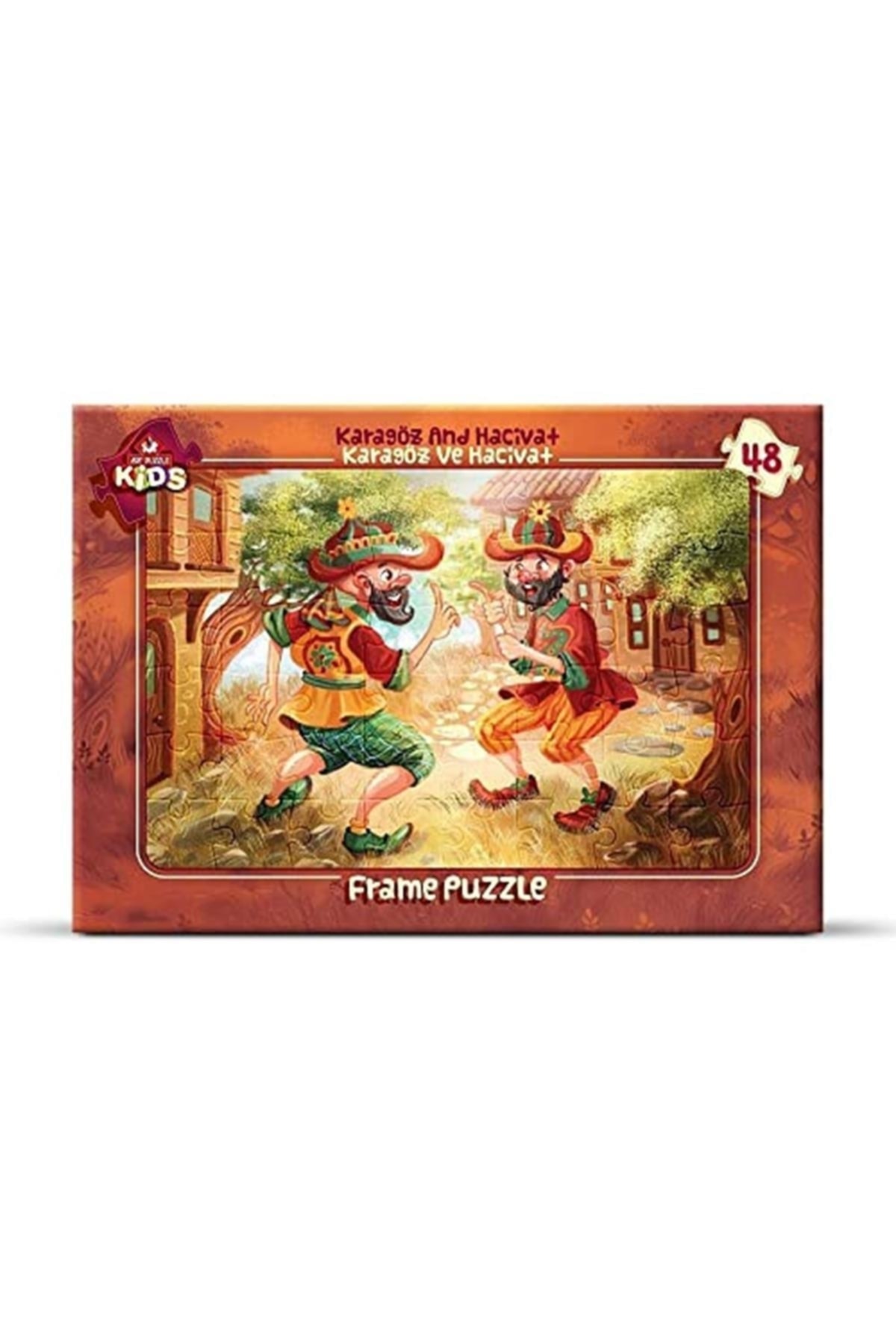 پازل ها و یاپبوزهای کودک دخترانه پسرانه بچگانه ART CHILD 48 قطعه HACIVAT FRAME PUZZLE اورجینال ارت Art Puzzle