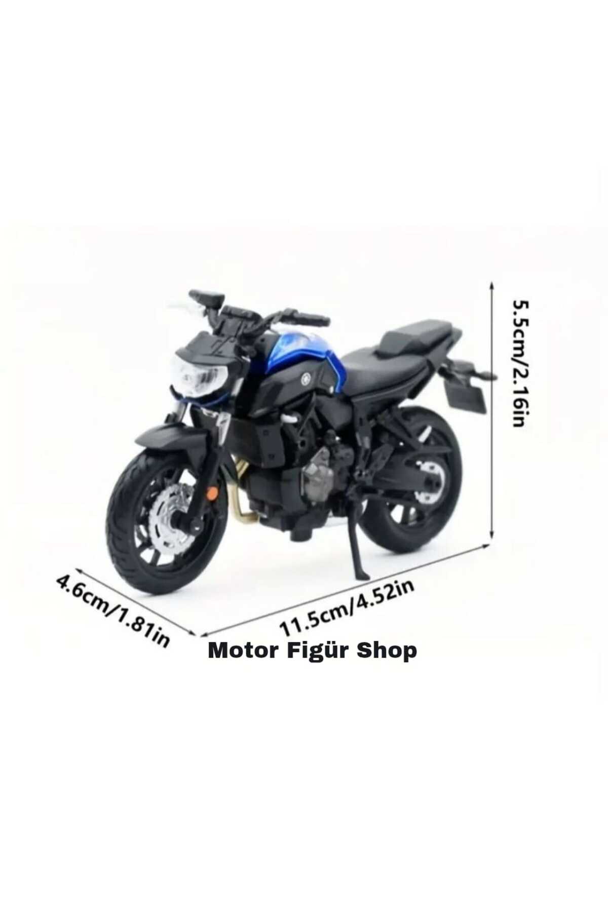 مدل خودرو فیگور موتور سیکلت MAISTO 1 18 2018 یاماها MT 07 اورجینال Maisto Diecast