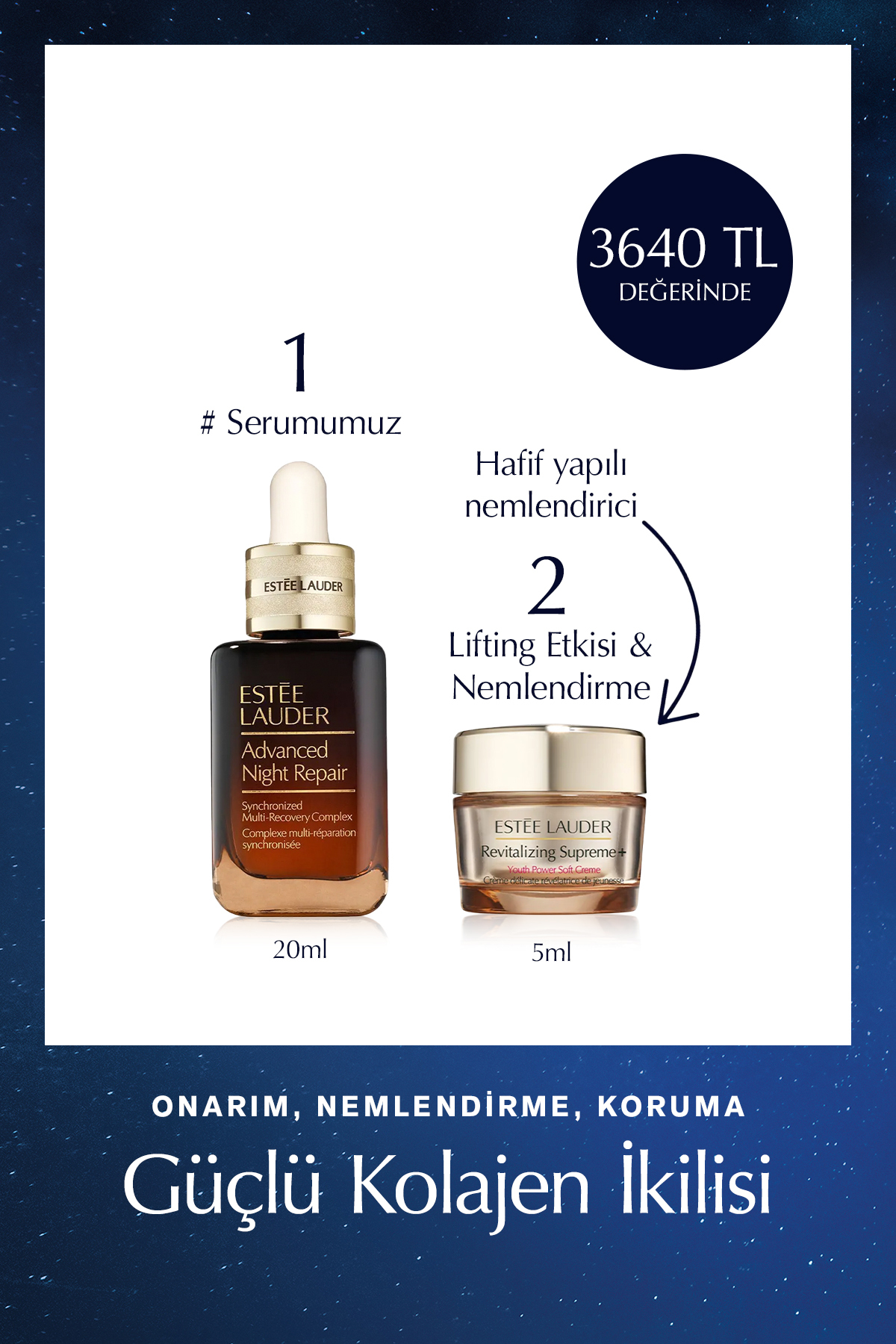 ترمیم مرطوب کننده محافظت سرم قوی کلاژن ایکیلیسی 20 میلی لیتر استی لادر Estee Lauder