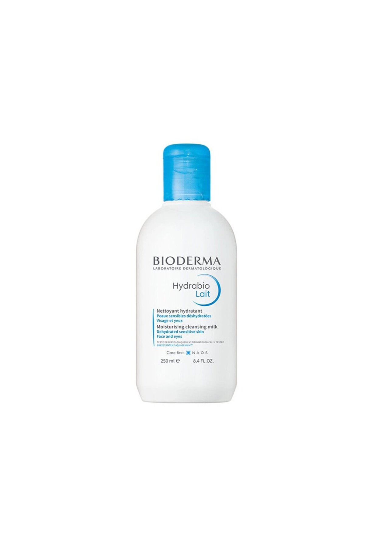 محلول پاک کننده آرایش شیری مدل Hydrabio با حجم 250 میل بایودرما Bioderma