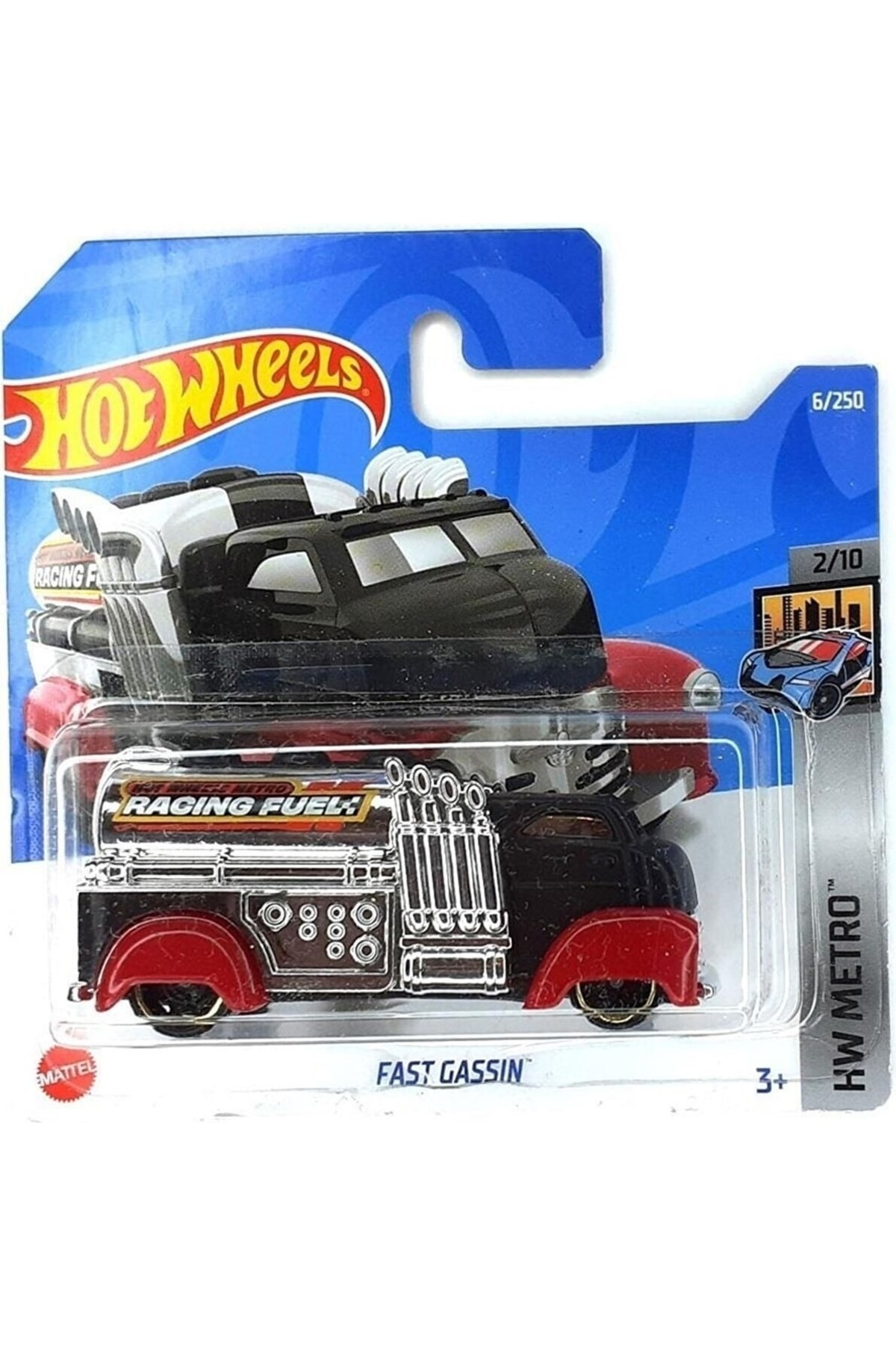 ماشین اسباب بازی SINGES FAST GASSIN HCW94 هات ویلز اورجینال HOT WHEELS