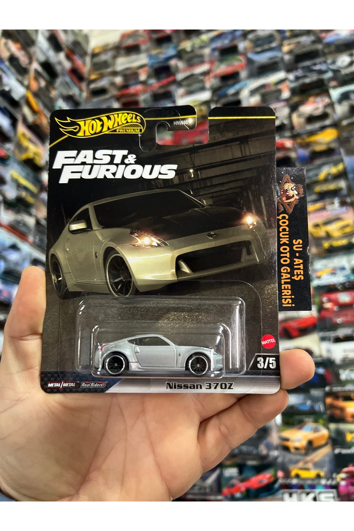 ماشین اسباب بازی PREMIUM NISSAN 370Z 1:64 مقیاس هات ویلز اورجینال HOT WHEELS