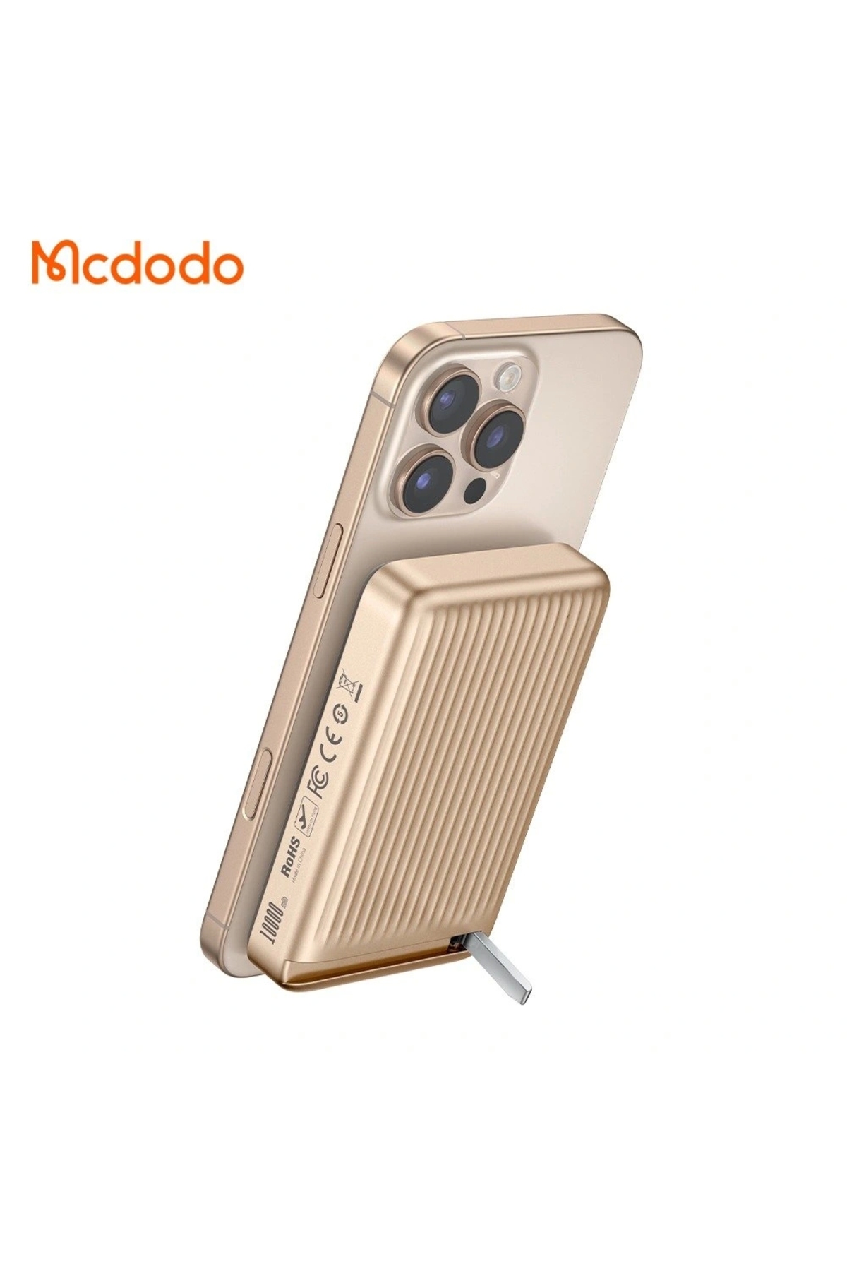 پاوربانک MC 7812 10.000 ماه 30 وات QI2 MAGSAFE DESERT TITANIUM اورجینال Mcdodo