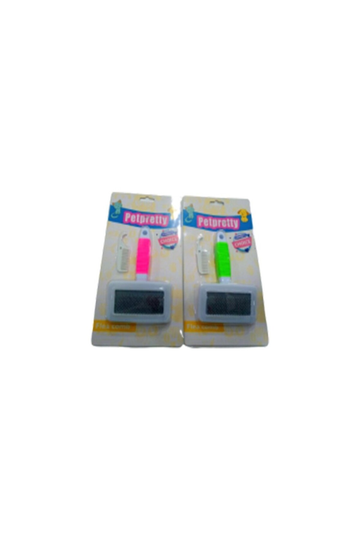 برس شانه‌کشی سگ و گربه اِیت‌این‌وان 8in1 Petpretty با دسته سیلیکونی