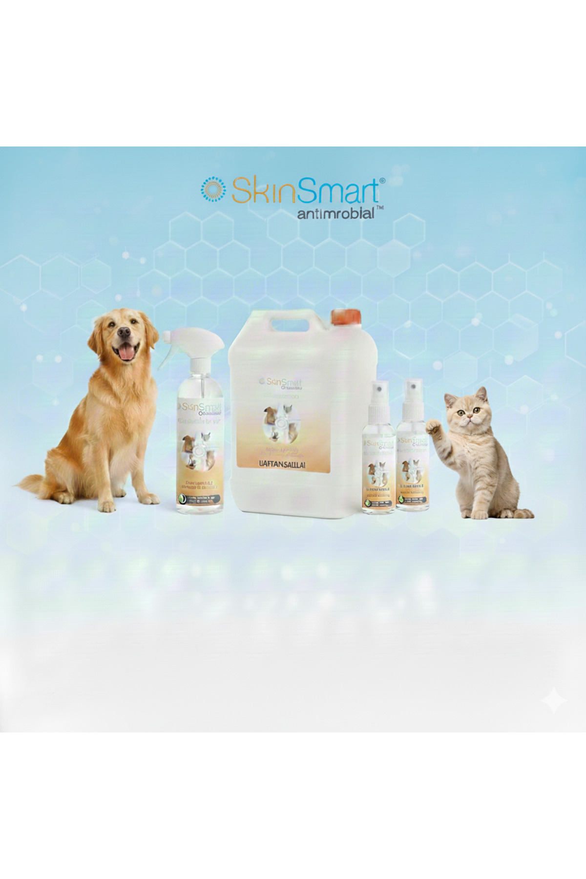 اسپری مراقبت از گوش، چشم و پوست حیوانات اسکین‌اسمارت Skinsmart، ۱۰۰ میلی‌لیتر
