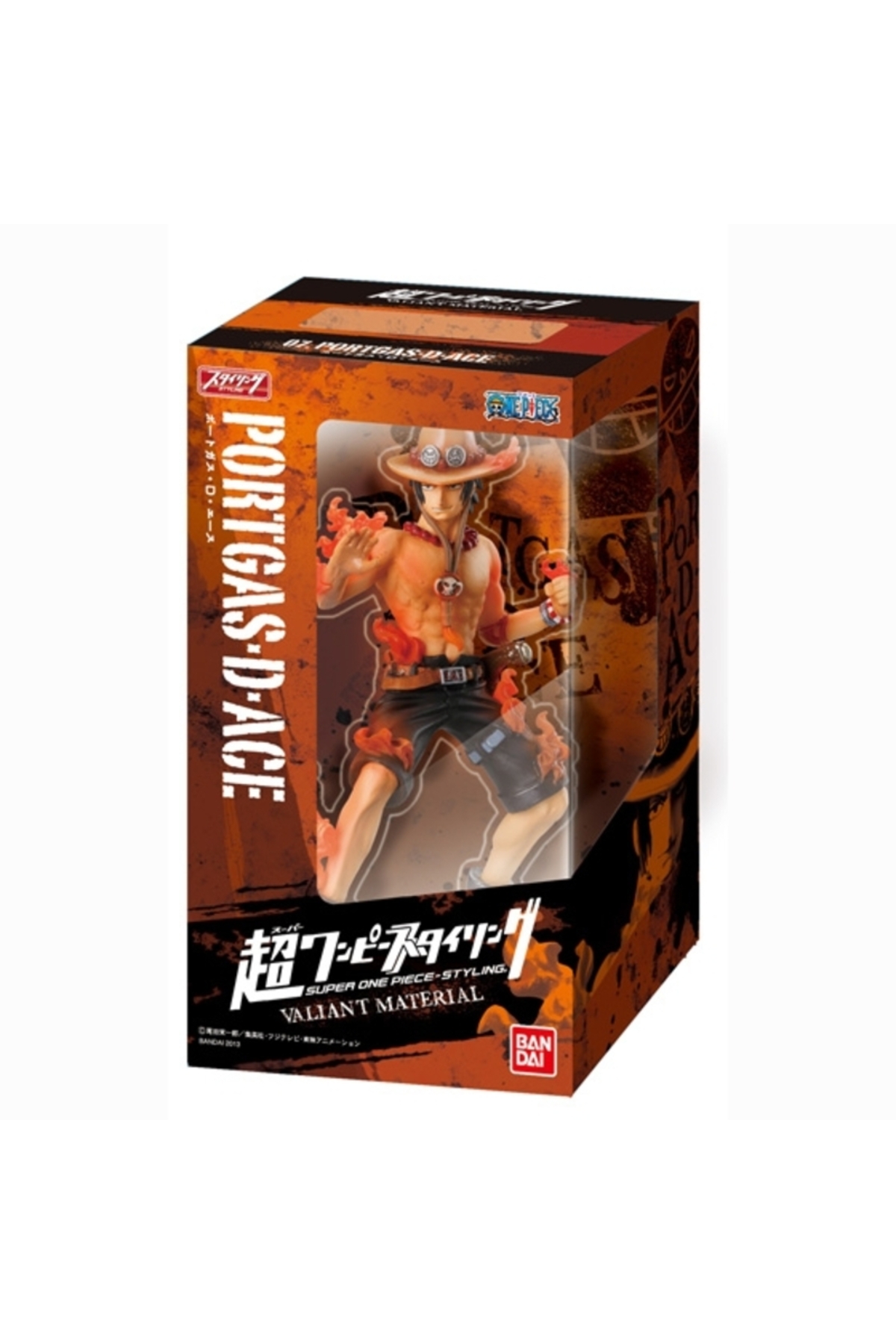 فیگور ONE PIECE SUPER STYLING 5 FIGUR VALIANT MATERIAL PORTGAS D ACE ANIME 13 CM FIGURE BANDAI