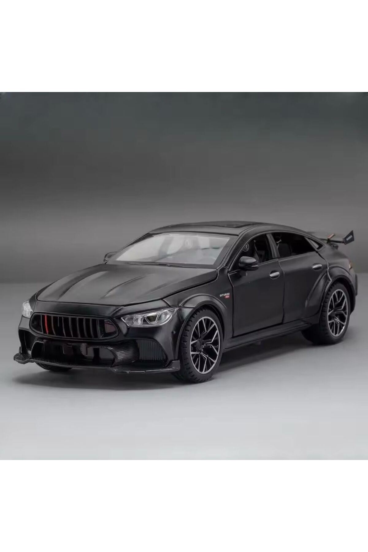 مدل خودرو MERCEDES BRABUS ROCKET 900 DIECAST MODEL CAR کلکسیونی مشکی OPENING DOORS اورجینال scntoys