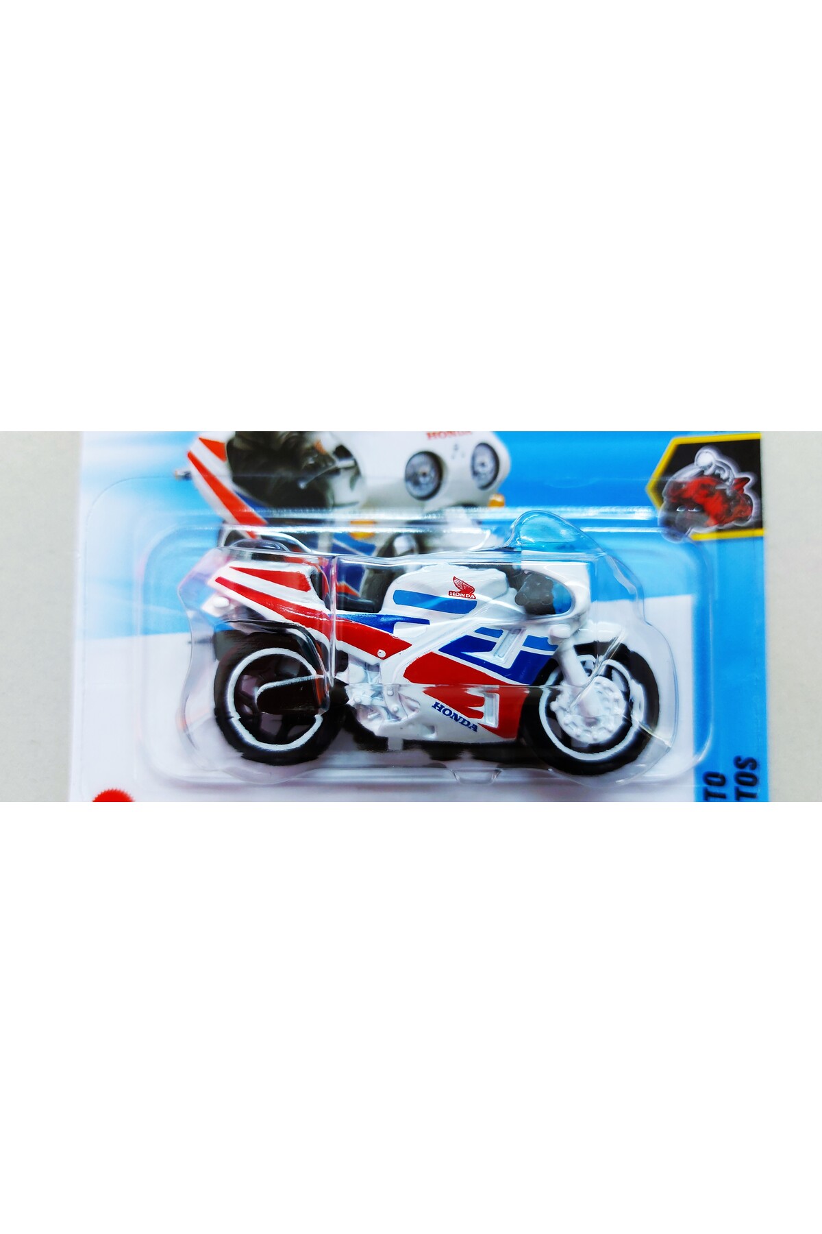 ماشین اسباب بازی مدل موتور سیکلت هوندا VFR750R RC30 . HOT WHEELS