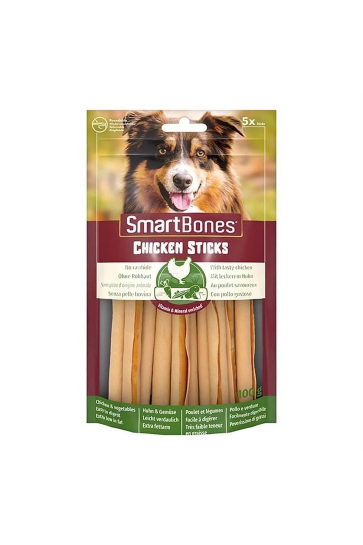 تشویقی استیکی سگ با طعم مرغ، ۵ عددی ۸این۱ 8in1 Smart Bones