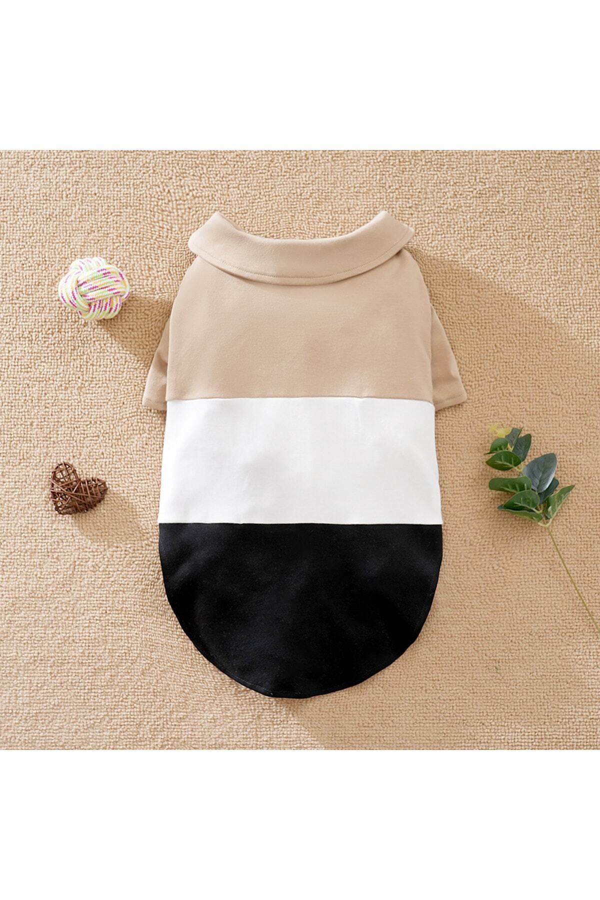 تی‌شرت پولو سگ و گربه دولچه پتس Dolce Pets مدل DPT003، قهوه‌ای