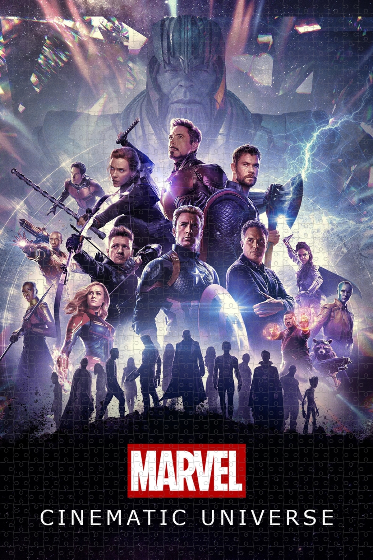 پازل پوستر فیلم MARVEL CINEMATIC UNIVERSE 1000 PIECE JIGSAW PUZZLE OF VERSION4 از ترکیه Jeronkarji