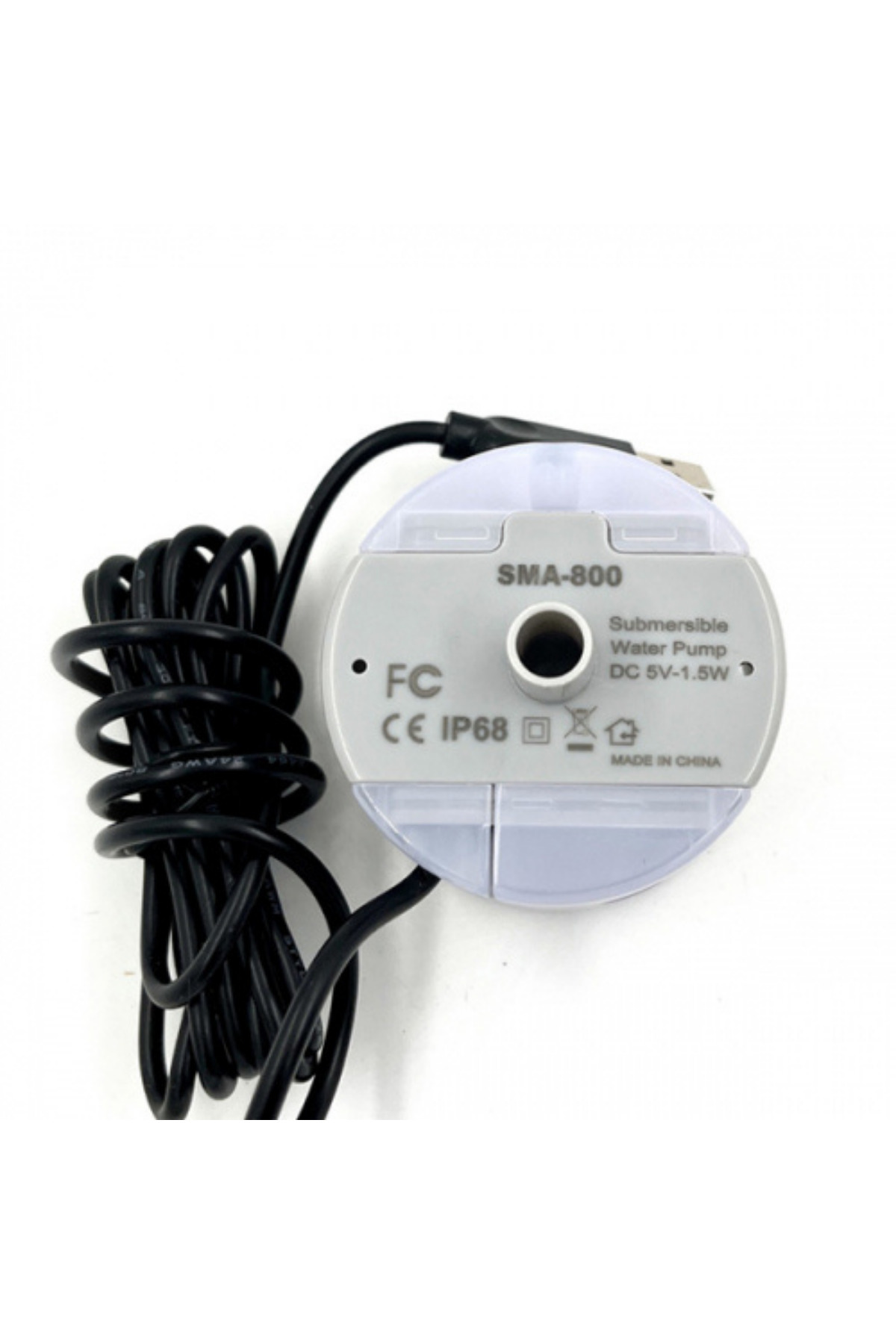 پمپ آب LED چراغ‌دار آریوپر Aryuper برای آب‌نمای گربه و سگ SMA-800، سازگار با Kamardey