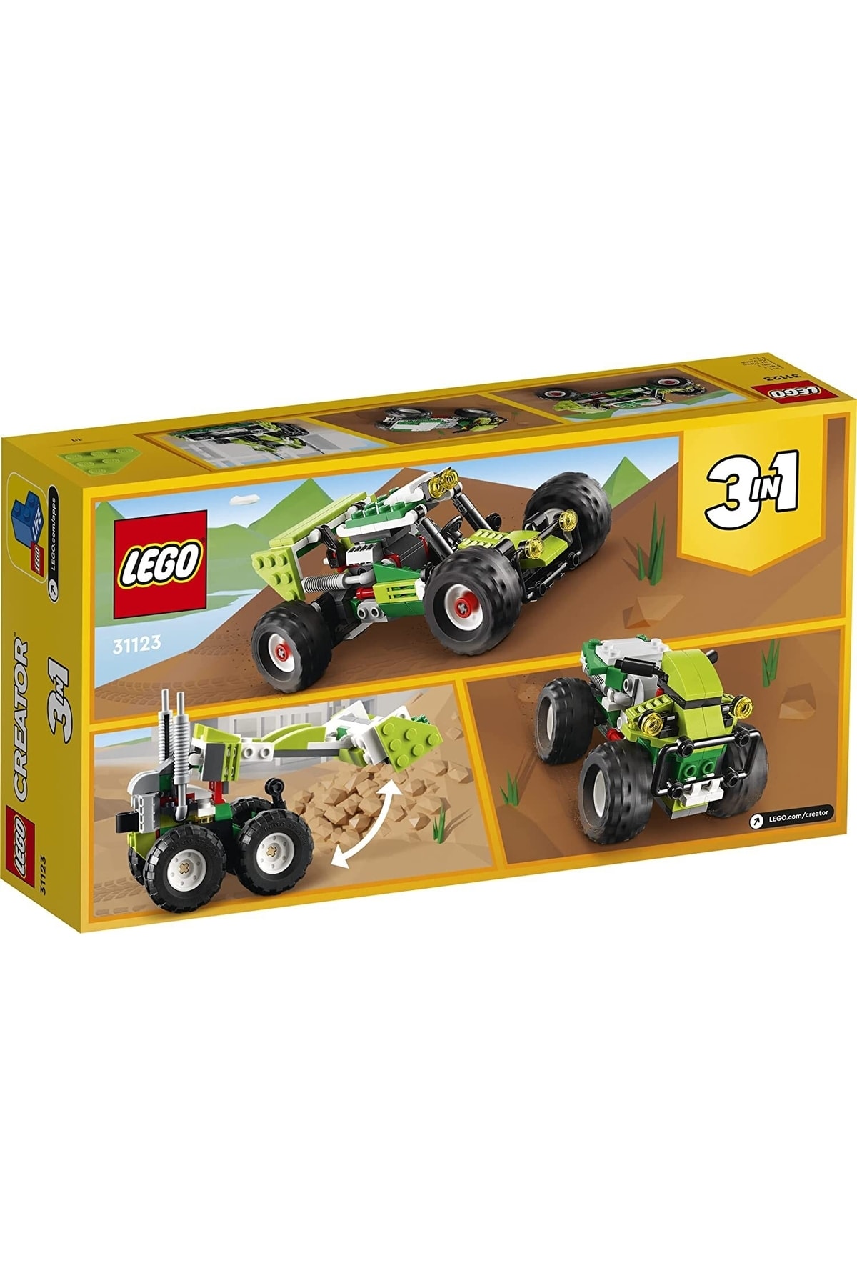 لگو و اسباب بازی های ساخت محور ® CREATOR 3 IN 1 OFF ROAD JEEP 31123 A MINI LOADER ATV برای کودکان 7 سال به بالا از ترکیه LEGO