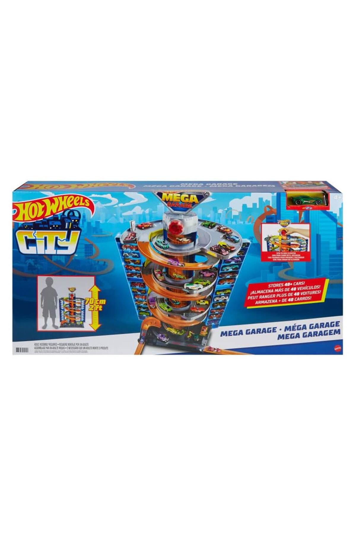 ماشین اسباب بازی مگا گاراژ GTT95 هات ویلز اورجینال HOT WHEELS