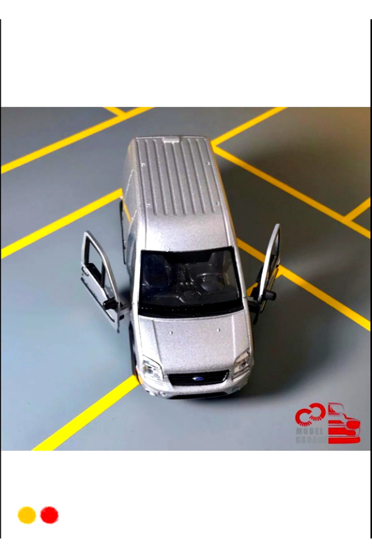 مدل خودرو FORD TRANSIT CONNECT 1 36 SCALE PULL AND DROP فلزی اسباب بازی های آموزشی پسرانه اورجینال OMZ