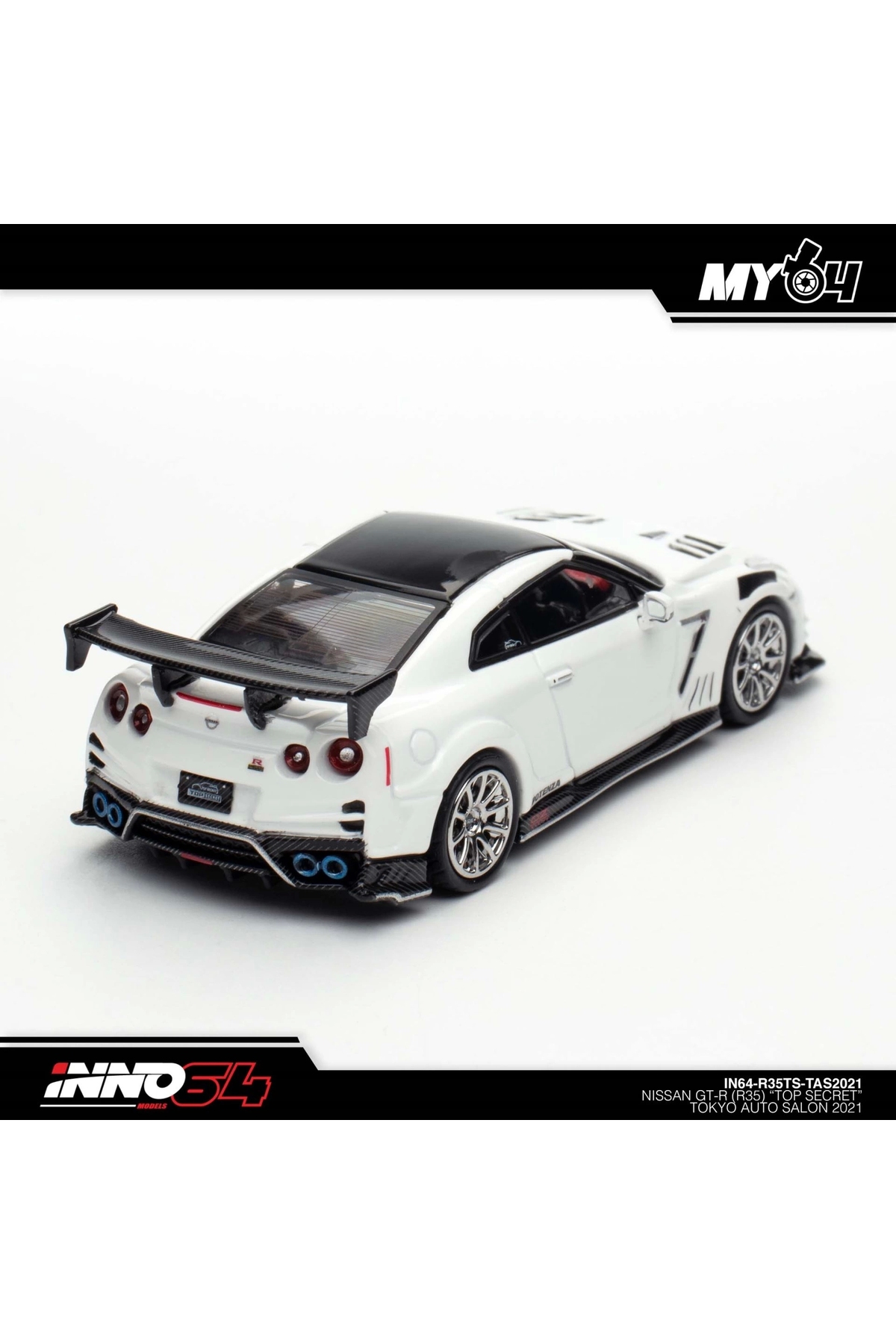 مدل خودرو INNO 1 64 NISSAN GT R R35 TOP SECRET TOKYO AUTO SALON 2021 اورجینال Inno 64 Models