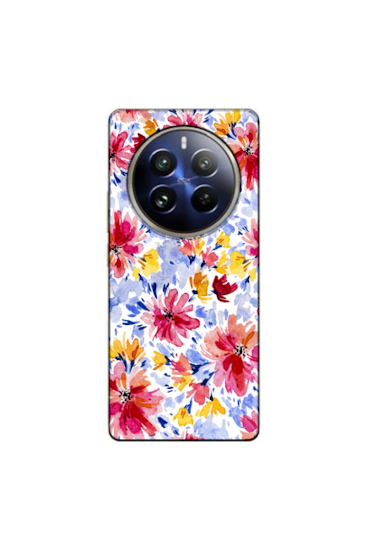 کاور و قاب محافظ REALME 12 4G COMPATIBLE SPRING FLOWERS 7 CASE SILICONE طرح دار اورجینال Zebana
