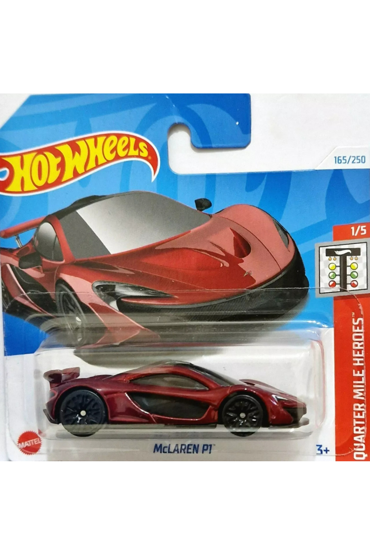ماشین اسباب بازی 2024 SINGLE CAR MCLAREN P1 RED هات ویلز اورجینال HOT WHEELS