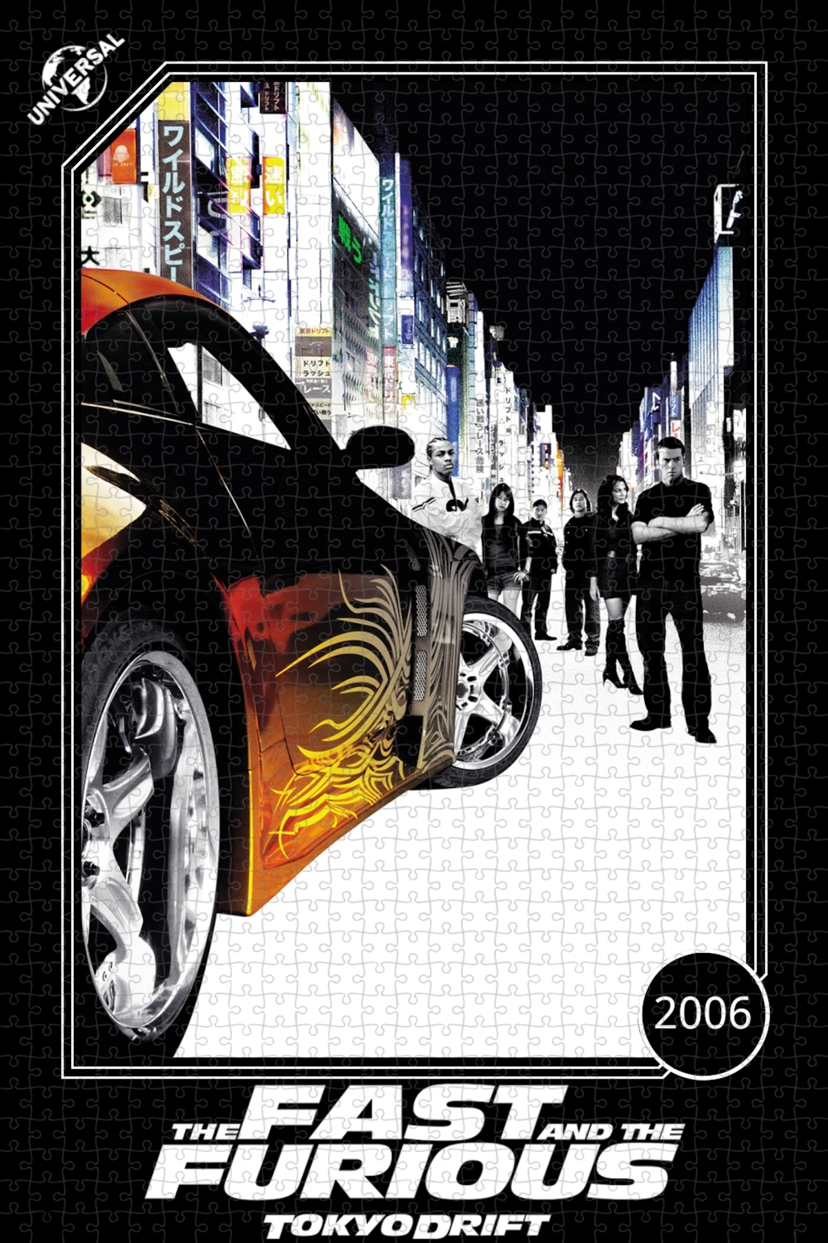 پازل پوستر فیلم 1000 PIECE JIGSAW PUZZLE OF THE FAST AND FURIOUS: TOKYO DRIFT 2006 از ترکیه Jeronkarji