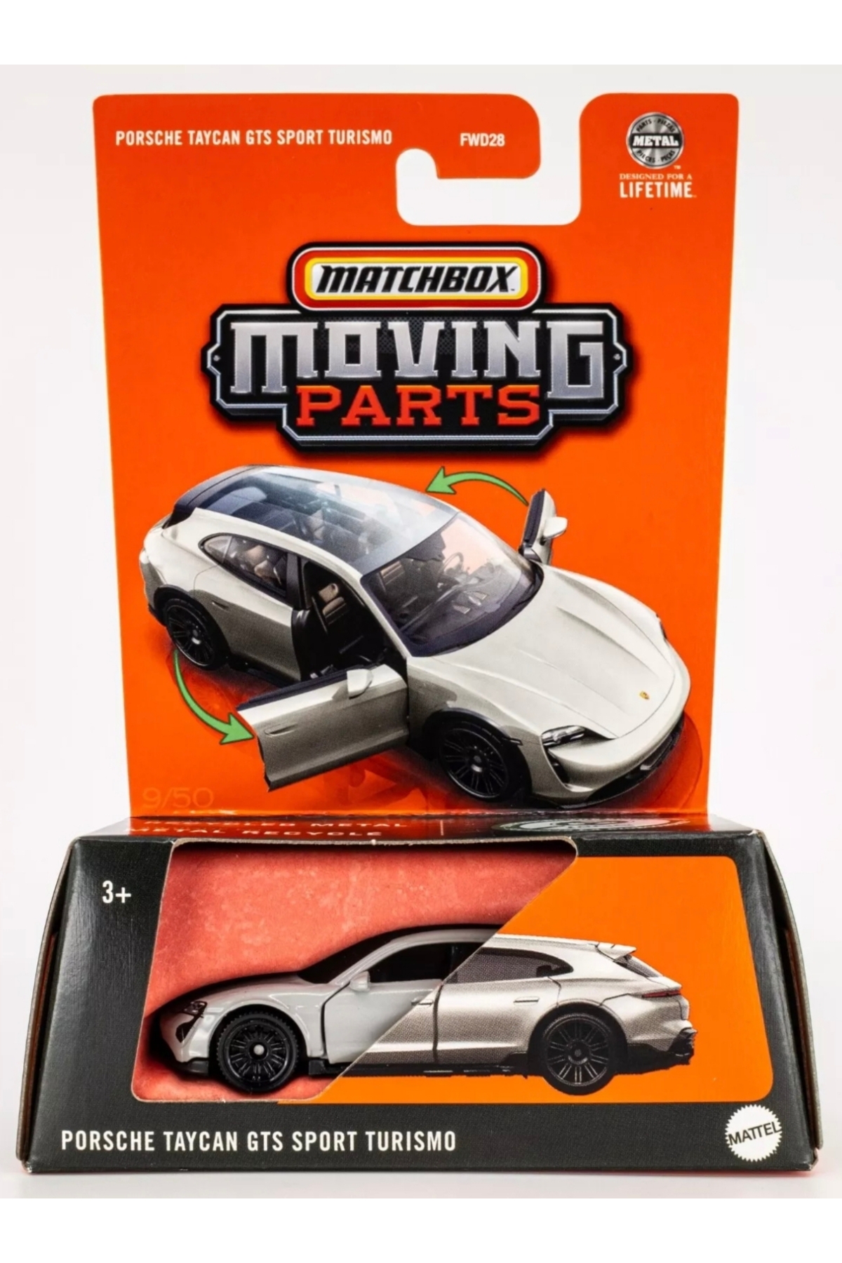 ماشین اسباب بازی 1:64 قطعات متحرک جعبه کبریت PORSCHE TAYCAN GTS SPORT TURISMO TOY مدل کلکسیونی خودرو از ترکیه HOT WHEELS