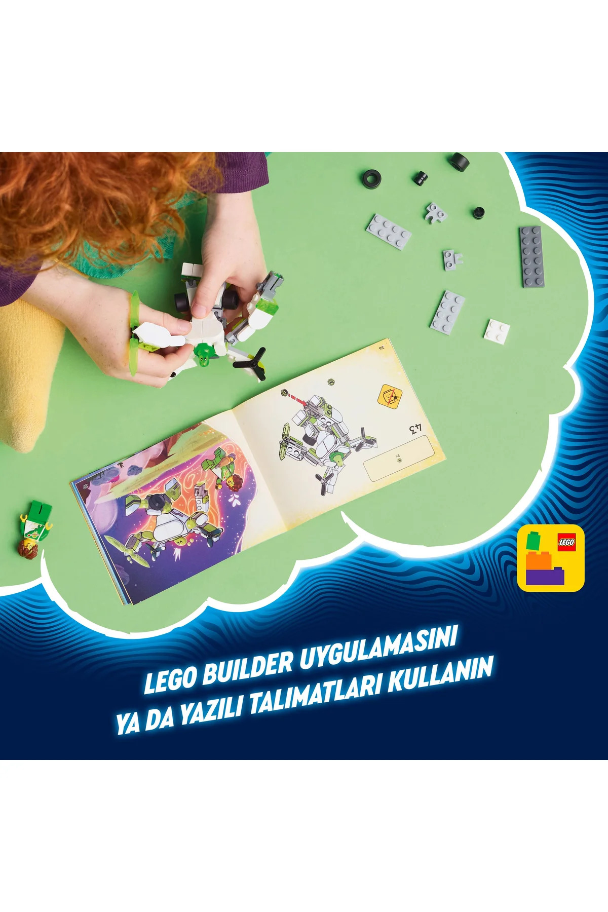 لگو و اسباب بازی های ساخت محور ® DREAMZZZ™ Z BLOB'S ROBOT AND VEHICLE ADVENTURES 71487 7+ ست ساختمان خلاق 121PR از ترکیه LEGO