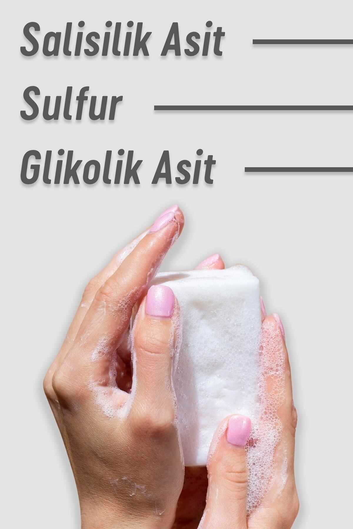 صابون جامد ZANTIS سولفور سالیسیلیک اسید گلیکولیک 80 گرم گوگرد Dr. EA Laboratories